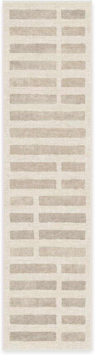 imageRUGGABLE Machine Washable Area Rug Founders Cyrus Black 2x3 StainResistant NonSlip Small Washable Rugs for Living Room Bedroom Hallway Entryway ampamp Officewith Standard PadLaine Ivory Natural Cushioned Pad