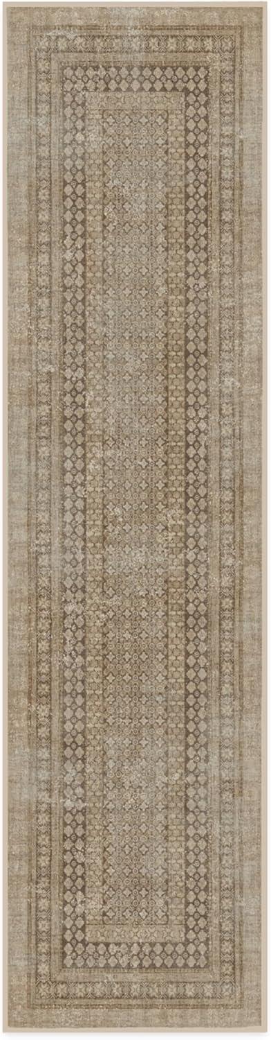 imageRUGGABLE Machine Washable Area Rug Founders Cyrus Black 2x3 StainResistant NonSlip Small Washable Rugs for Living Room Bedroom Hallway Entryway ampamp Officewith Standard PadCyrus Rose Gold Standard Pad