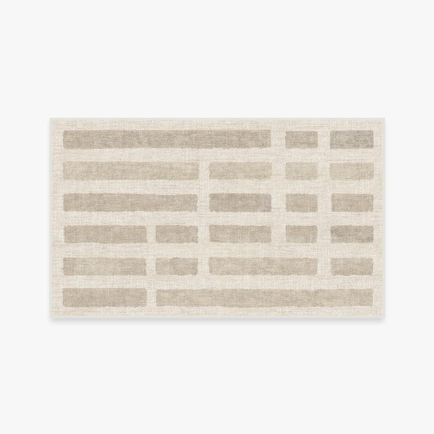 imageRUGGABLE Machine Washable Area Rug Founders Cyrus Black 2x3 StainResistant NonSlip Small Washable Rugs for Living Room Bedroom Hallway Entryway ampamp Officewith Standard PadLaine Ivory Natural Standard Pad