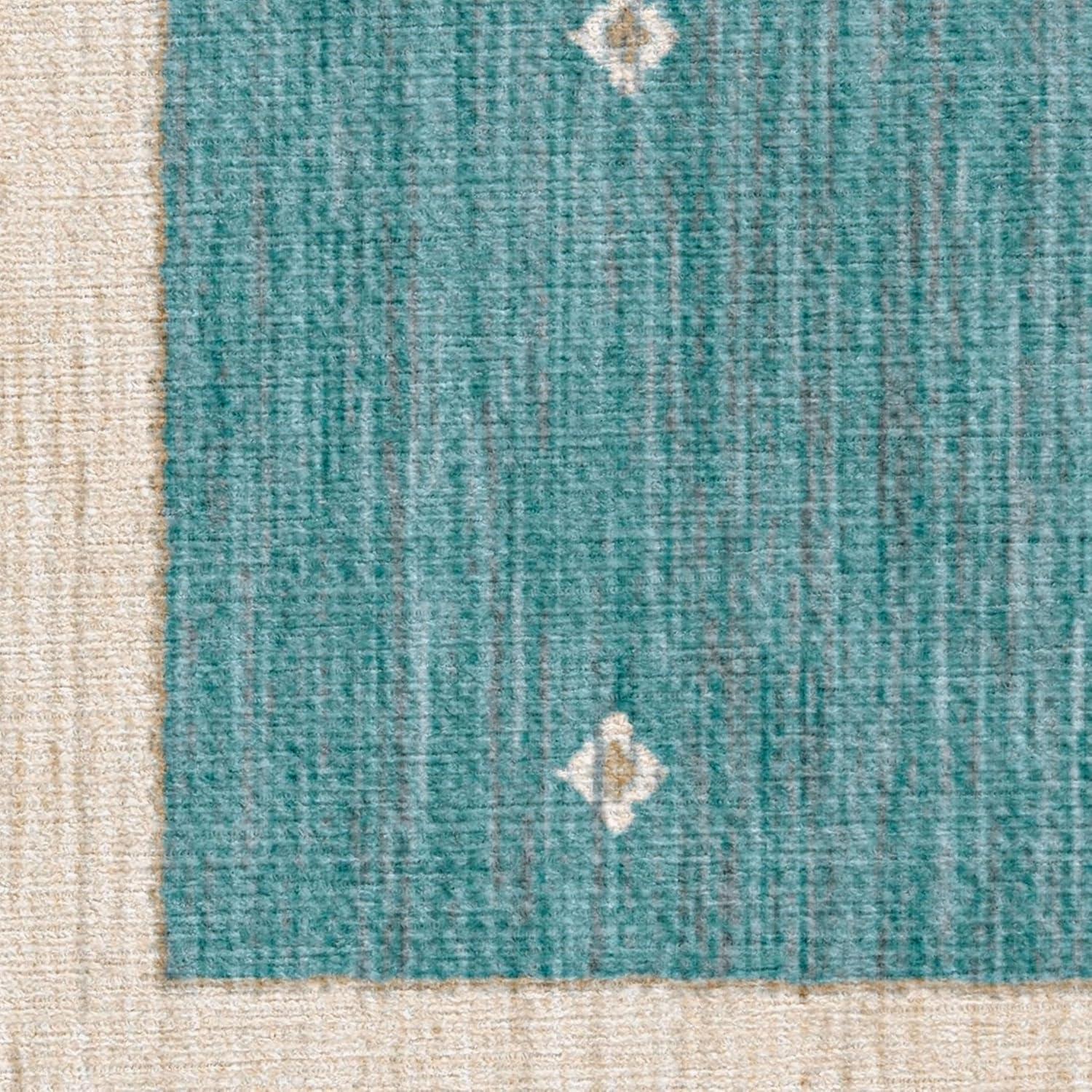 imageRUGGABLE Machine Washable Area Rug Founders Cyrus Black 2x3 StainResistant NonSlip Small Washable Rugs for Living Room Bedroom Hallway Entryway ampamp Officewith Standard PadLaine Ivory Natural Cushioned Pad