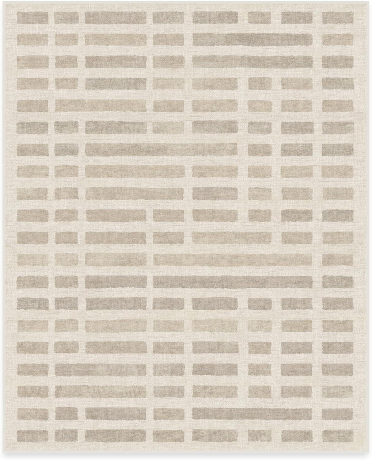 imageRUGGABLE Machine Washable Area Rug Founders Cyrus Black 2x3 StainResistant NonSlip Small Washable Rugs for Living Room Bedroom Hallway Entryway ampamp Officewith Standard PadLaine Ivory Natural Standard Pad