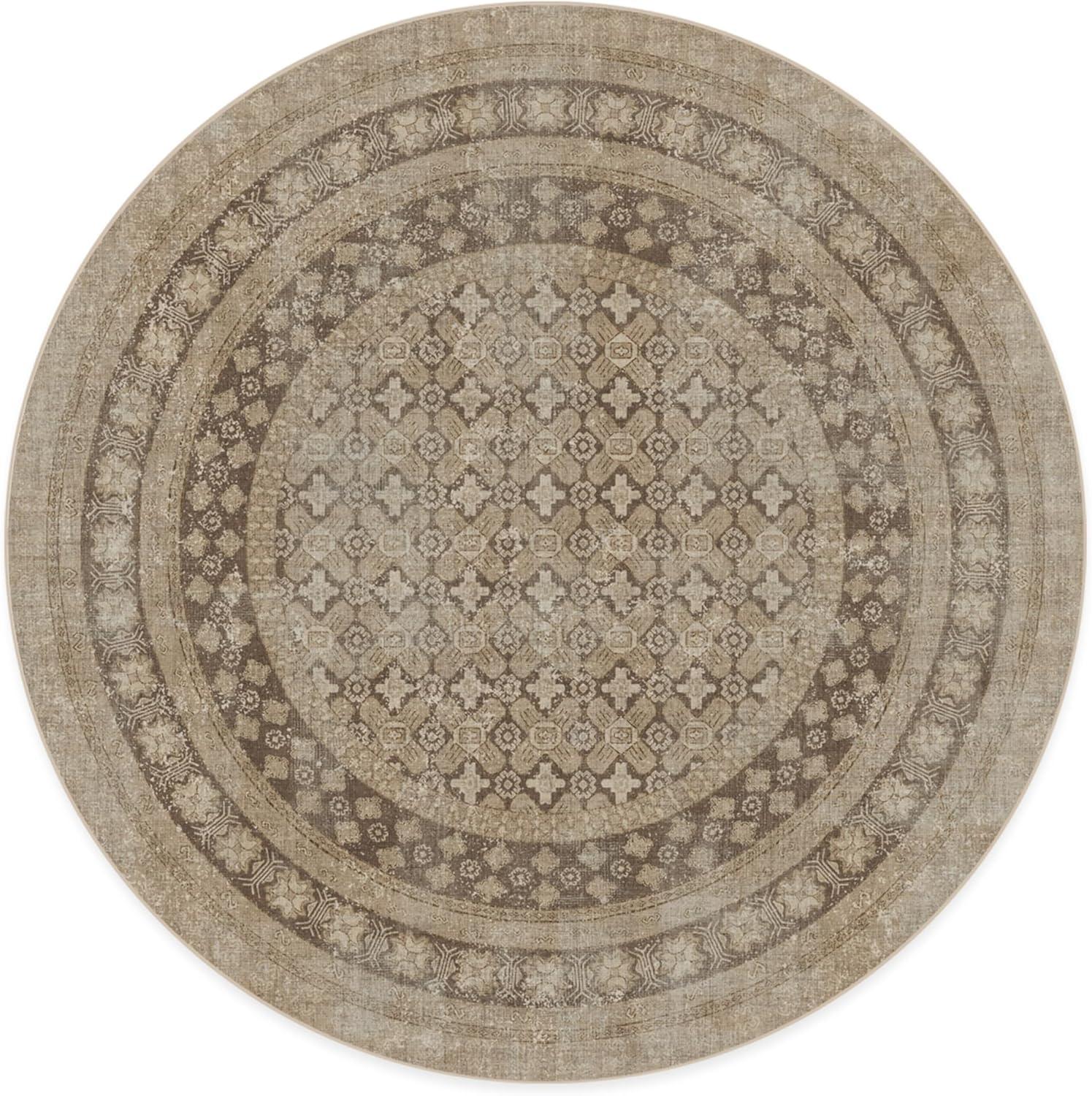 imageRUGGABLE Machine Washable Area Rug Founders Cyrus Black 2x3 StainResistant NonSlip Small Washable Rugs for Living Room Bedroom Hallway Entryway ampamp Officewith Standard PadCyrus Rose Gold Standard Pad