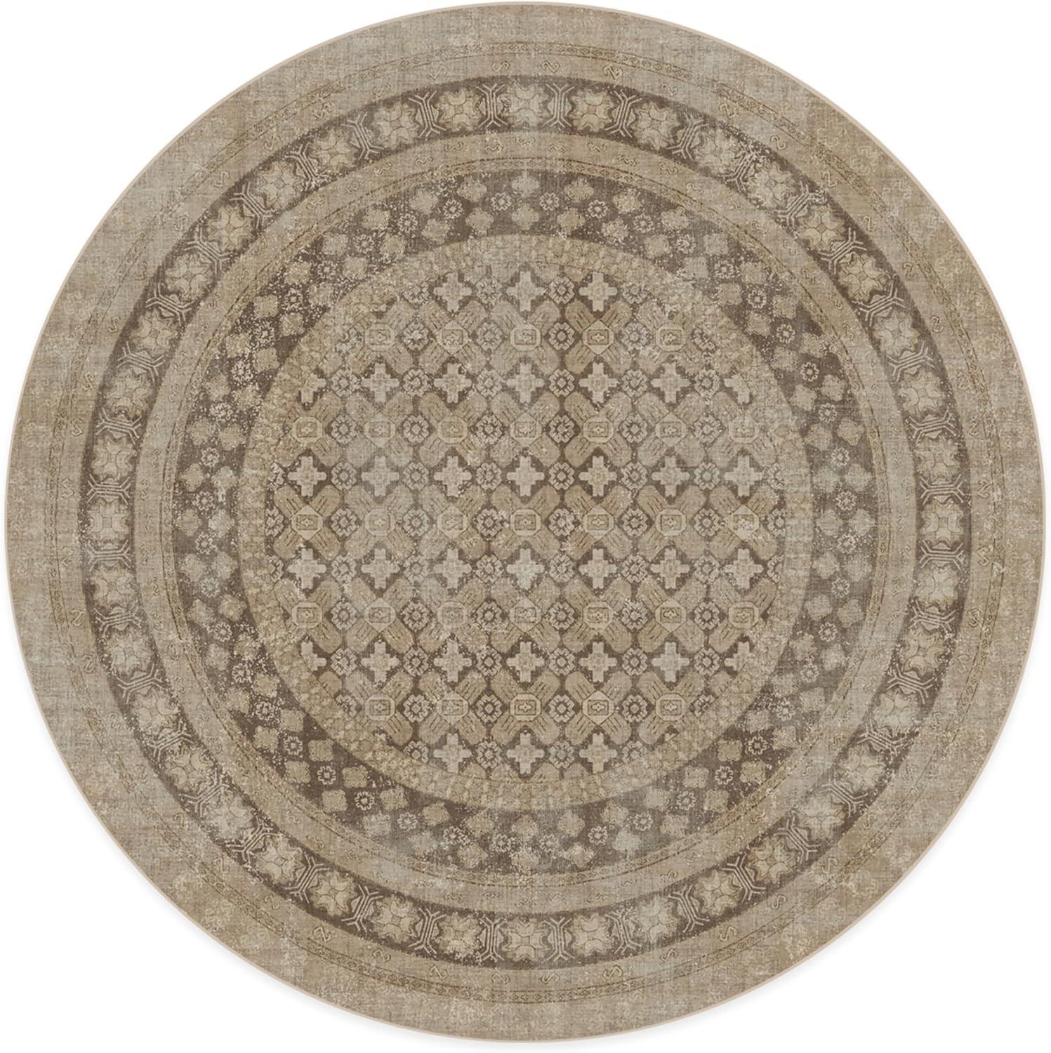 imageRUGGABLE Machine Washable Area Rug Founders Cyrus Black 2x3 StainResistant NonSlip Small Washable Rugs for Living Room Bedroom Hallway Entryway ampamp Officewith Standard PadCyrus Rose Gold Cushioned Pad