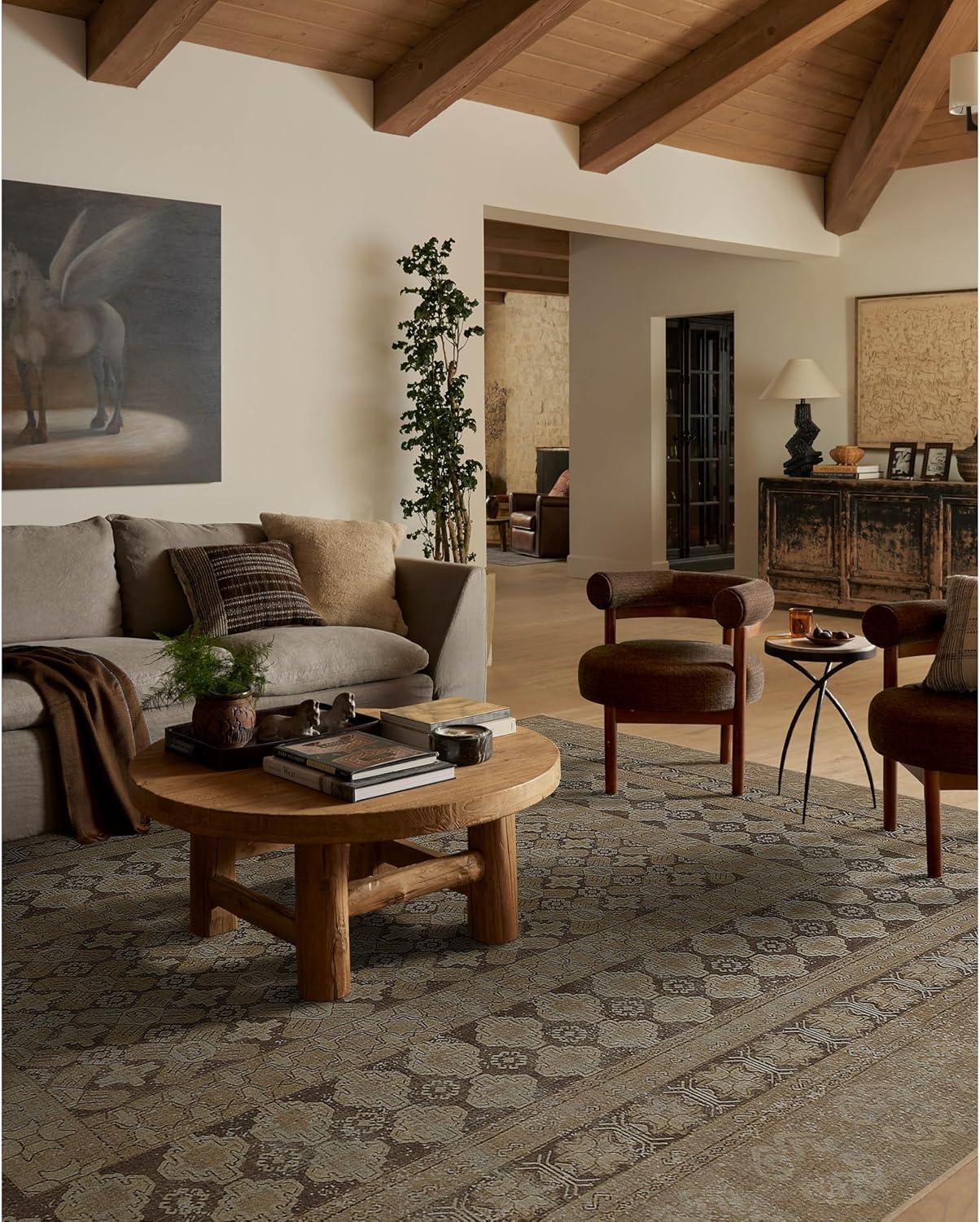 imageRUGGABLE Machine Washable Area Rug Founders Cyrus Black 2x3 StainResistant NonSlip Small Washable Rugs for Living Room Bedroom Hallway Entryway ampamp Officewith Standard PadCyrus Rose Gold Cushioned Pad