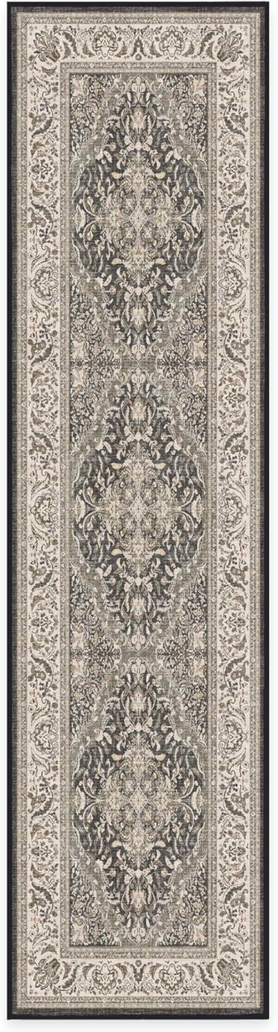 imageRUGGABLE Washable Area Rug Outdoor Allura Copper Sage 5x7 StainResistant NonSlip Medium Machine Washable Rugs for Entryway Patio Balcony Deck ampamp Porchwith Standard PadAllura Dark Wood Standard Pad