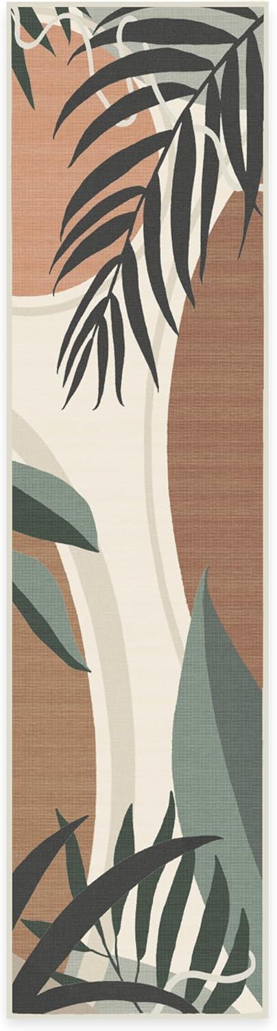 imageRUGGABLE Washable Area Rug Outdoor Watercolor Waves Copper Jade 5x7 StainResistant NonSlip Medium Machine Washable Rugs for Entryway Patio Balcony Deck ampamp Porchwith Standard PadTulum Desert Sage Standard Pad