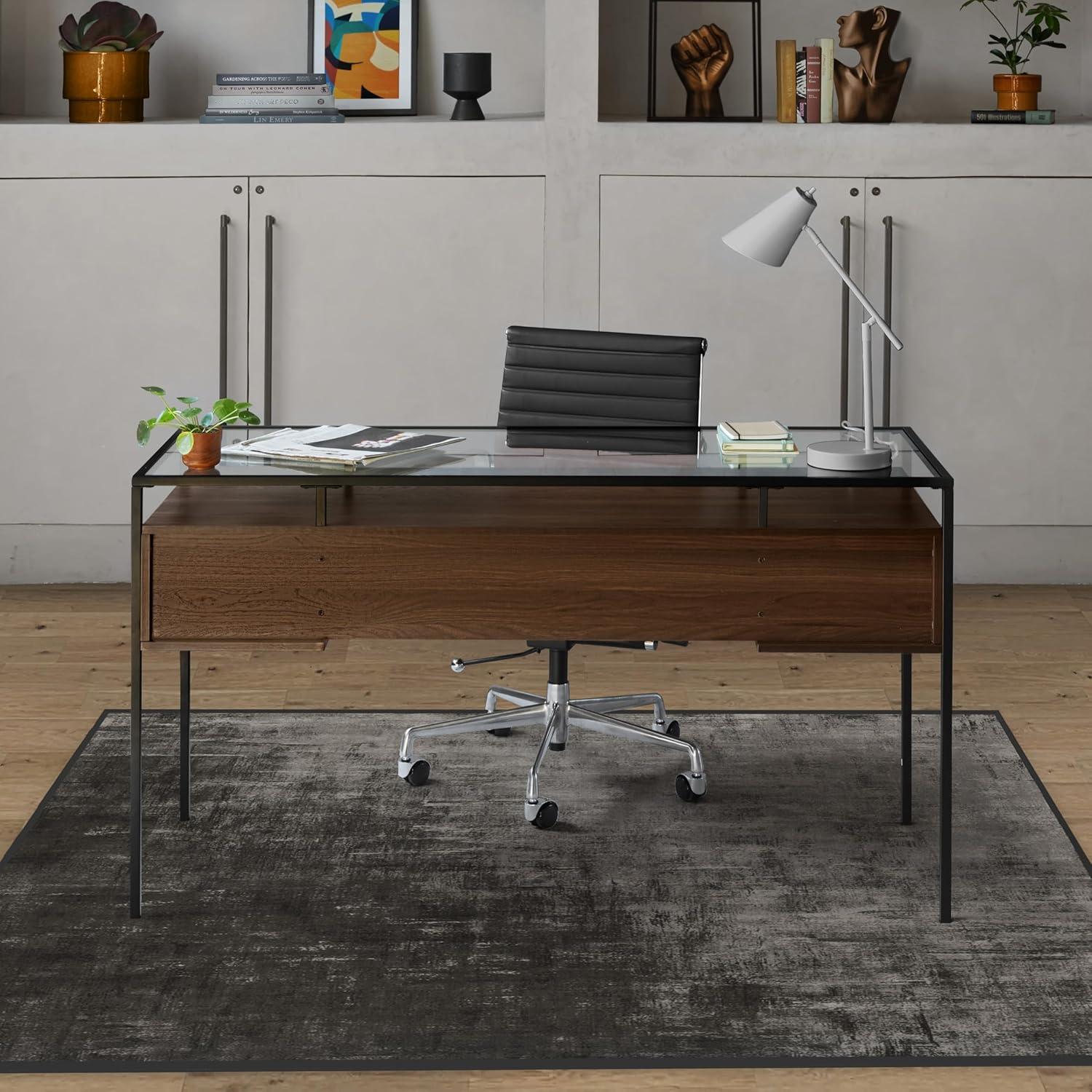 imageRUGGABLE Washable Modern Area Rug Impasto Natural 3x5 StainResistant NonSlip Small Machine Washable Rugs for Living Room Bedroom Hallway Entryway ampamp Officewith Standard PadGreyscale Standard Pad