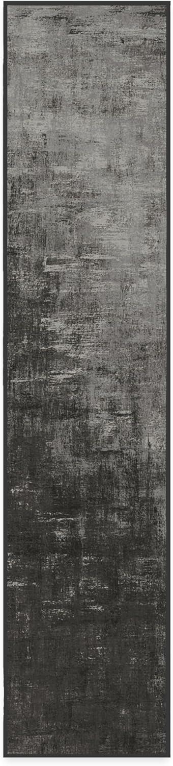 imageRUGGABLE Washable Modern Area Rug Impasto Natural 3x5 StainResistant NonSlip Small Machine Washable Rugs for Living Room Bedroom Hallway Entryway ampamp Officewith Standard PadGreyscale Standard Pad