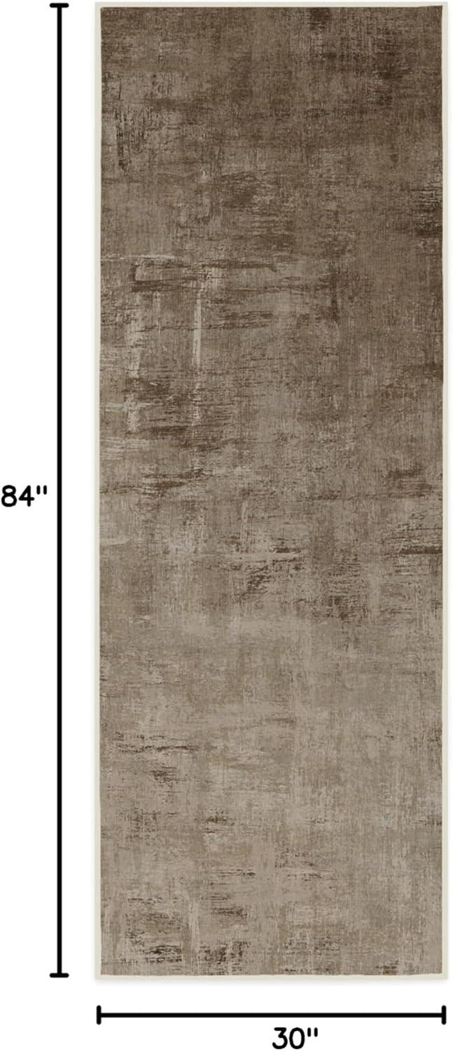 imageRUGGABLE Washable Modern Area Rug Impasto Natural 3x5 StainResistant NonSlip Small Machine Washable Rugs for Living Room Bedroom Hallway Entryway ampamp Officewith Standard PadNatural Cushioned Pad