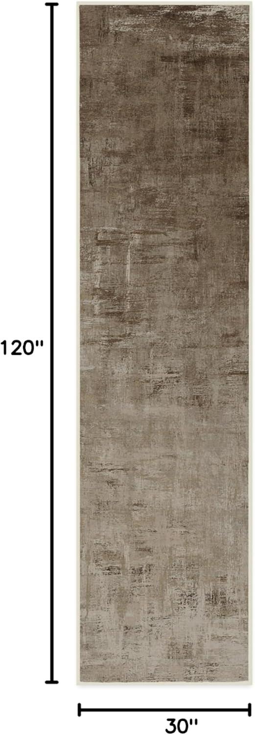 imageRUGGABLE Washable Modern Area Rug Impasto Natural 3x5 StainResistant NonSlip Small Machine Washable Rugs for Living Room Bedroom Hallway Entryway ampamp Officewith Standard PadNatural Cushioned Pad