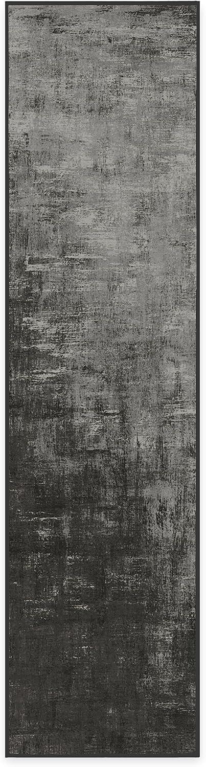 imageRUGGABLE Washable Modern Area Rug Impasto Natural 3x5 StainResistant NonSlip Small Machine Washable Rugs for Living Room Bedroom Hallway Entryway ampamp Officewith Standard PadGreyscale Cushioned Pad