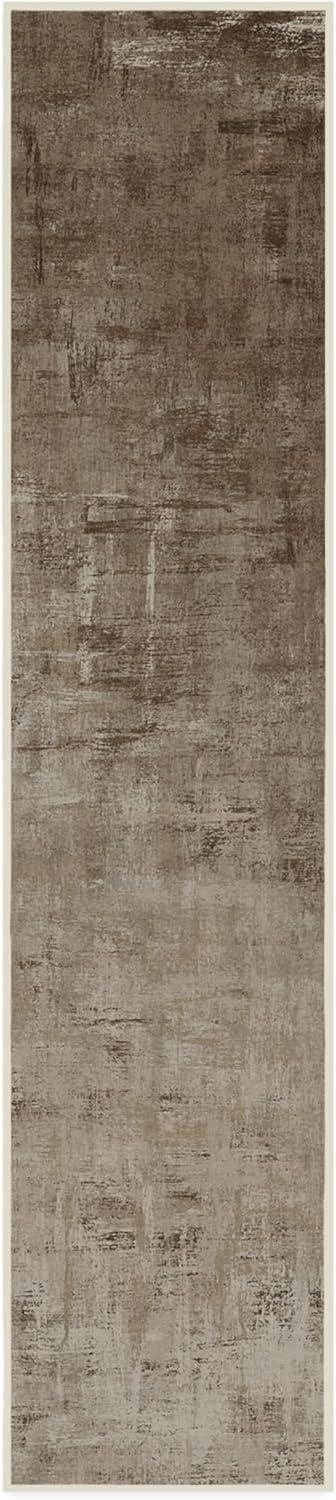 imageRUGGABLE Washable Modern Area Rug Impasto Natural 3x5 StainResistant NonSlip Small Machine Washable Rugs for Living Room Bedroom Hallway Entryway ampamp Officewith Standard PadNatural Standard Pad