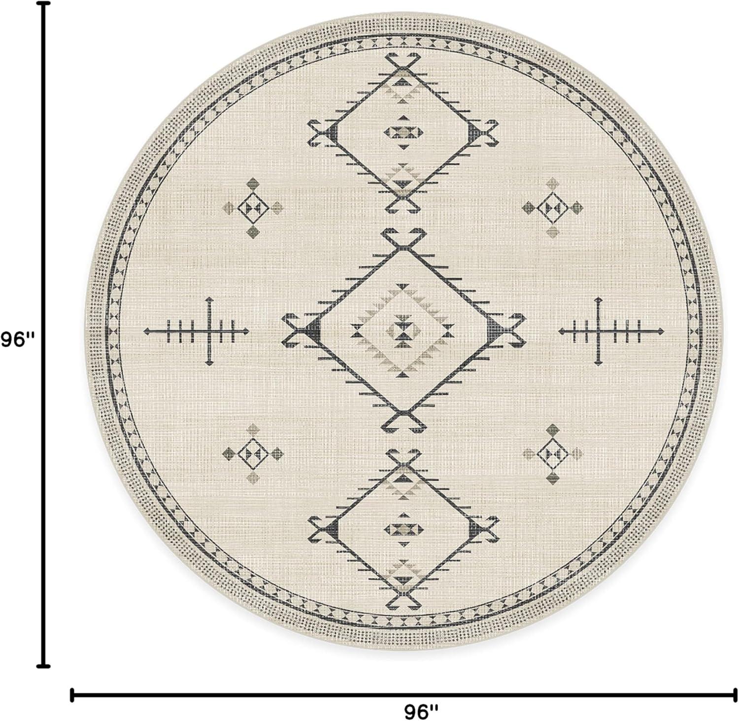 imageRUGGABLE Washable Vintage Area Rug Damali Black ampamp White 3x5 StainResistant NonSlip Small Machine Washable Rugs for Living Room Bedroom Hallway Entryway ampamp Officewith Standard PadBlack White Standard Pad