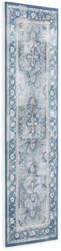 imageRUGGABLE Washable Vintage Area Rug Kamran Hazel 3x5 StainResistant NonSlip Small Machine Washable Rugs for Living Room Bedroom Hallway Entryway ampamp Officewith Standard PadBlue Admiral Kamran Standard Pad