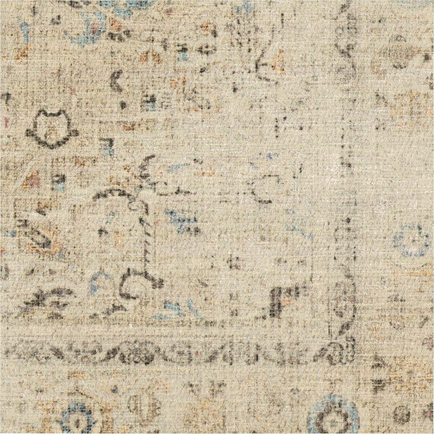 imageRUGGABLE Washable Vintage Area Rug Kamran Hazel 3x5 StainResistant NonSlip Small Machine Washable Rugs for Living Room Bedroom Hallway Entryway ampamp Officewith Standard PadIvory Opal Kamran Cushioned Pad