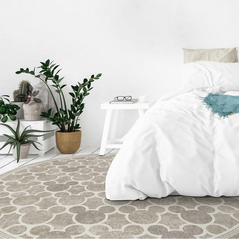 imageRUGGABLE x Disney Washable Area Rug Trellis Blue 3x5 StainResistant NonSlip Small Machine Washable Rugs for Living Room Bedroom Hallway Entryway ampamp Officewith Standard PadMickey Trellis Grey Cushioned Pad