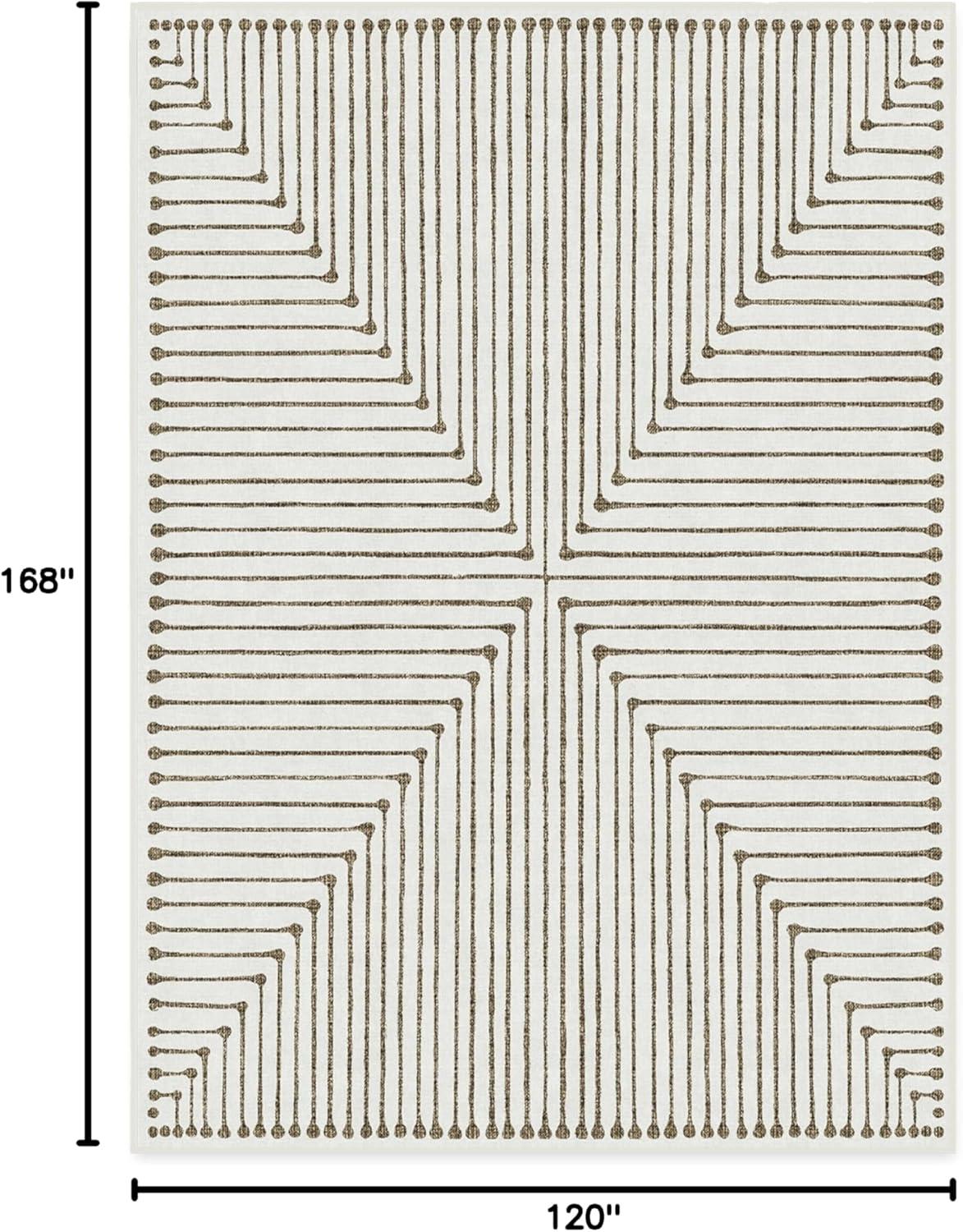 imageRUGGABLE x Jonathan Adler Machine Washable Modern Runner Rug Inkdrop Camel ampamp Ivory 25x7 StainResistant NonSlip Washable Rug for Hallway Entryway Living Room ampamp Kitchenwith Standard PadInkdrop Camel Ivory Cushioned Pad