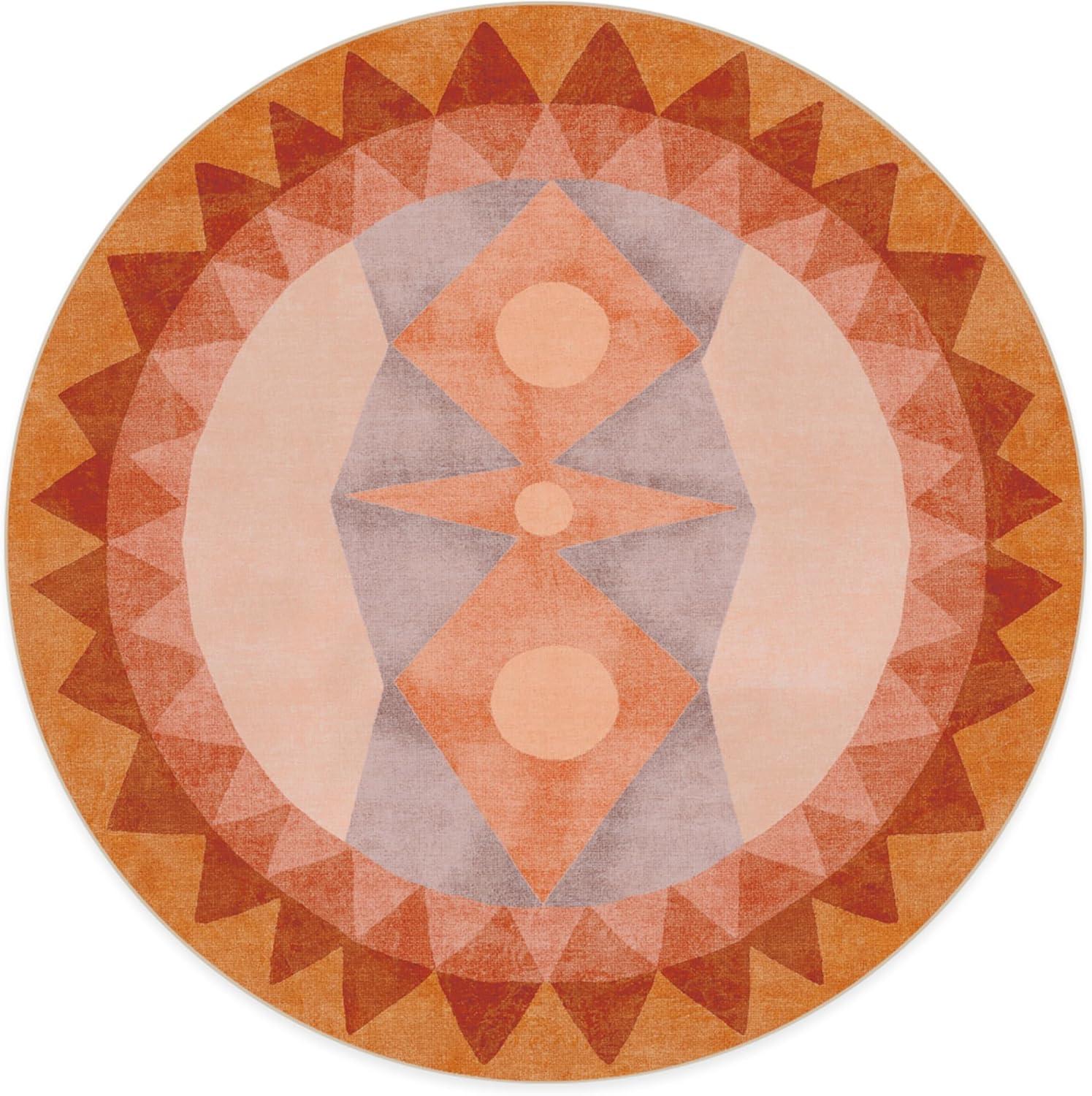 imageRUGGABLE x Justina Blakeney Machine Washable Area Rug Josephine Midnight 4x6 StainResistant NonSlip Medium Rugs for Living Room Bedroom Hallway Entryway ampamp Officewith Standard PadHilma Sunset Standard Pad