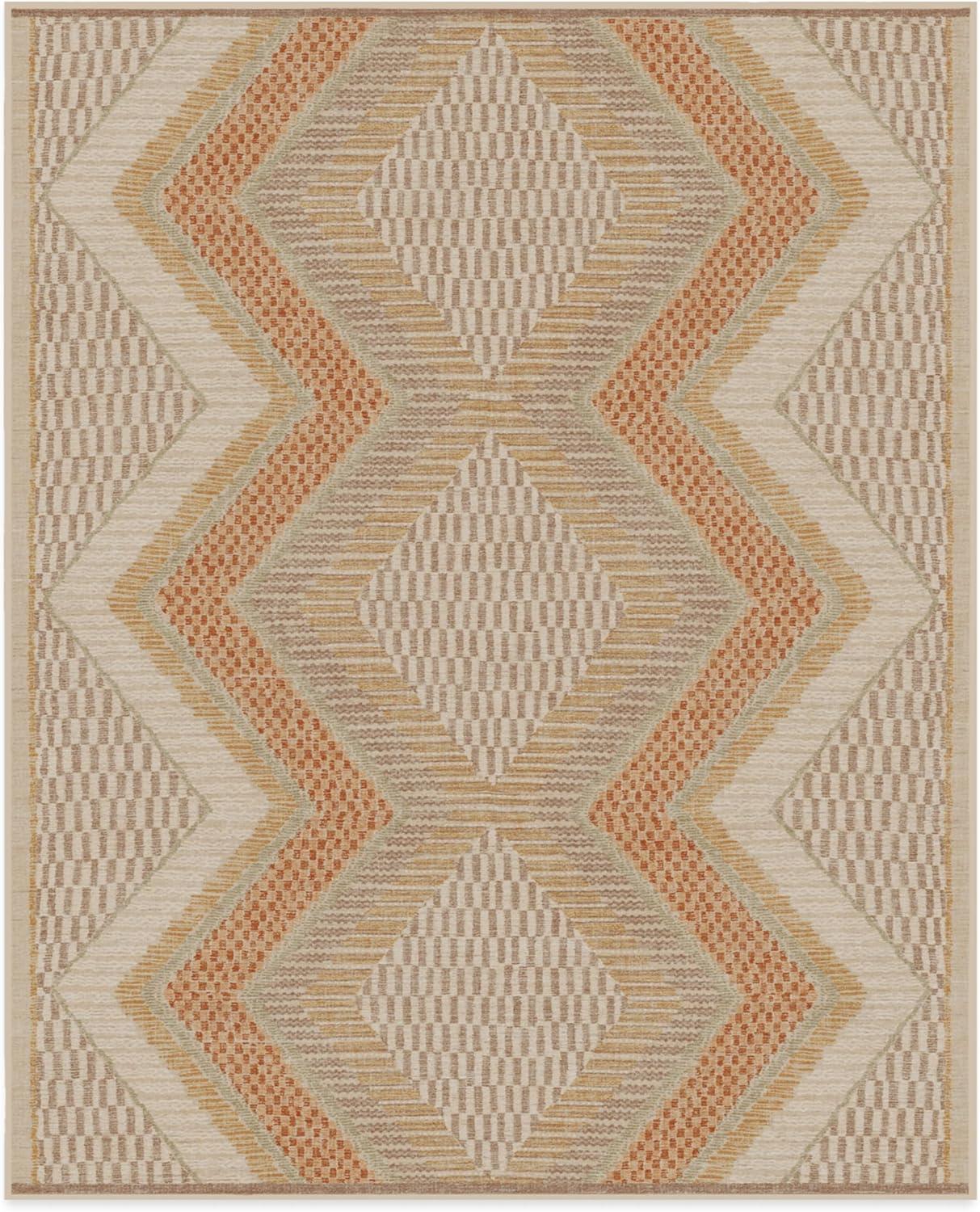 imageRUGGABLE x Justina Blakeney Machine Washable Area Rug Josephine Midnight 4x6 StainResistant NonSlip Medium Rugs for Living Room Bedroom Hallway Entryway ampamp Officewith Standard PadNatural Terra Cushioned Pad