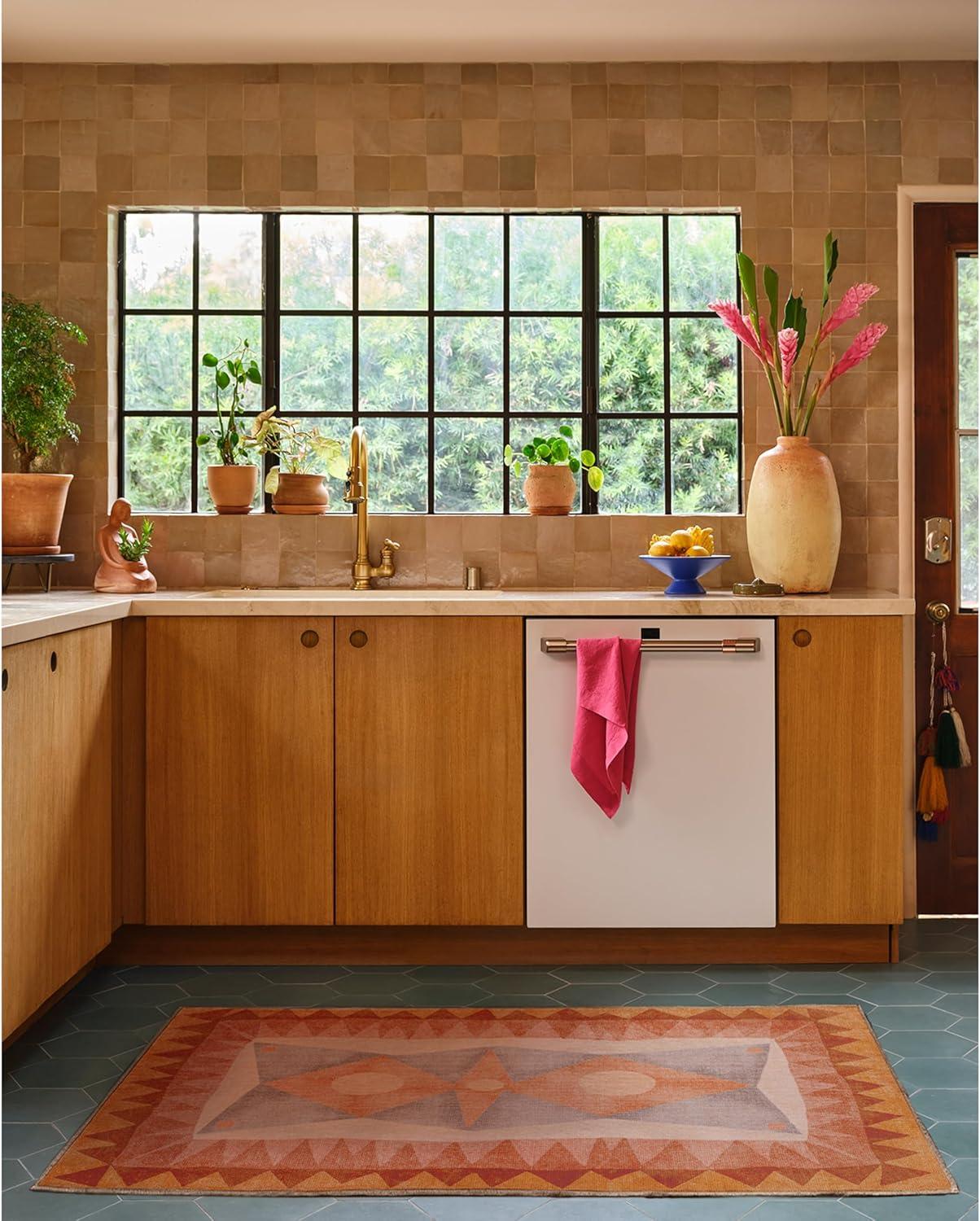 imageRUGGABLE x Justina Blakeney Machine Washable Area Rug Josephine Midnight 4x6 StainResistant NonSlip Medium Rugs for Living Room Bedroom Hallway Entryway ampamp Officewith Standard PadHilma Sunset Standard Pad