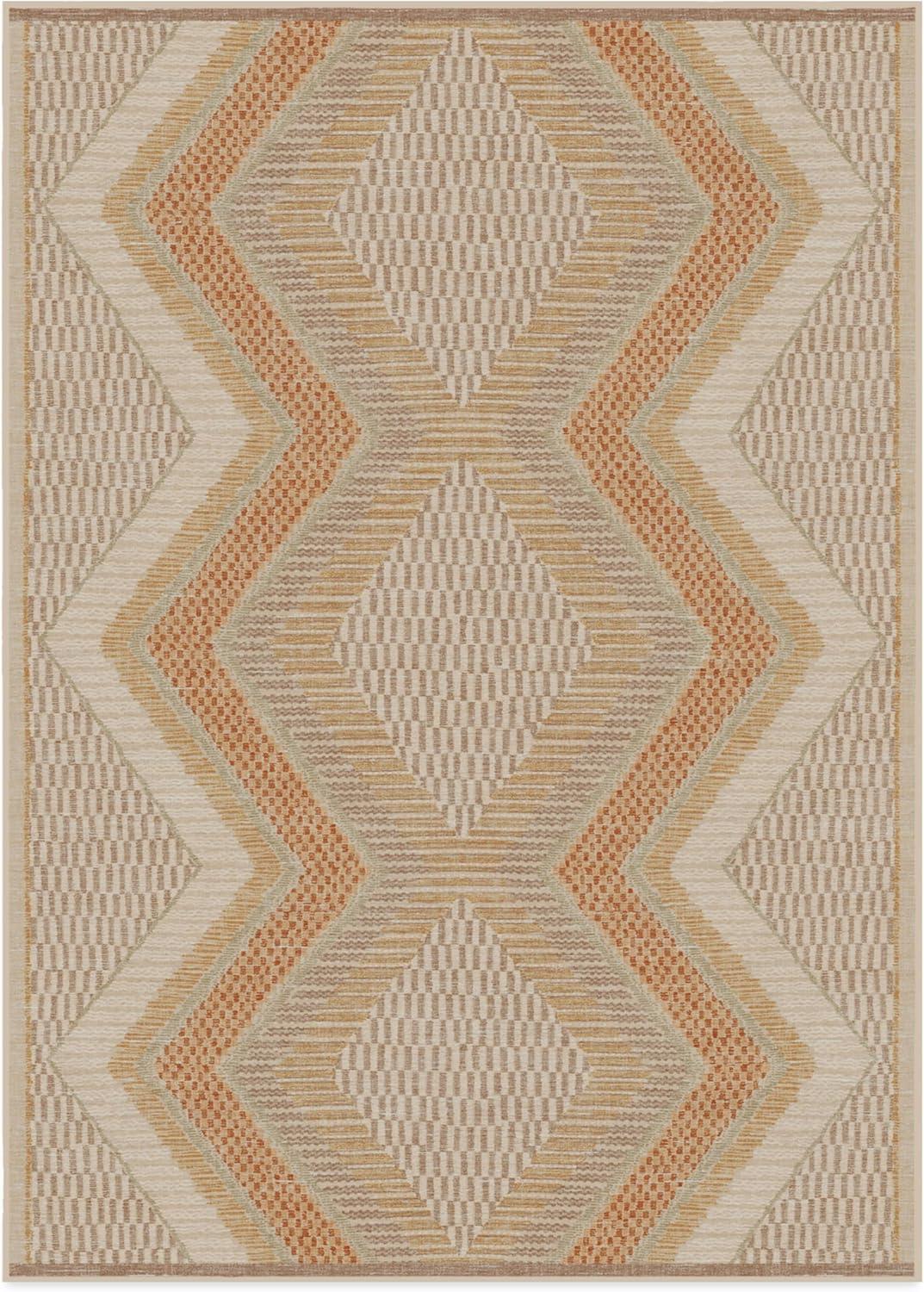 imageRUGGABLE x Justina Blakeney Machine Washable Area Rug Josephine Midnight 4x6 StainResistant NonSlip Medium Rugs for Living Room Bedroom Hallway Entryway ampamp Officewith Standard PadNatural Terra Cushioned Pad