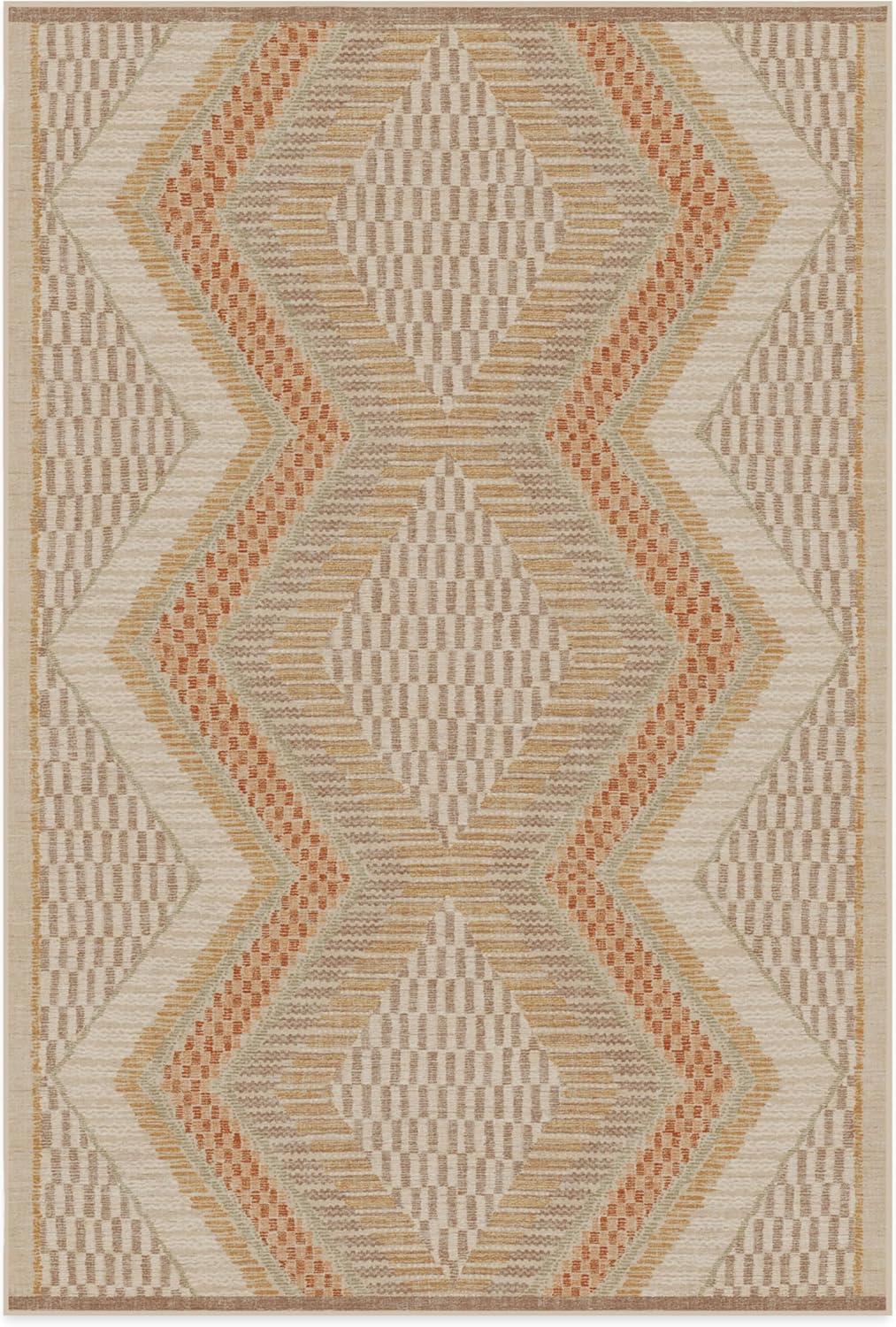 imageRUGGABLE x Justina Blakeney Machine Washable Area Rug Josephine Midnight 4x6 StainResistant NonSlip Medium Rugs for Living Room Bedroom Hallway Entryway ampamp Officewith Standard PadNatural Terra Cushioned Pad