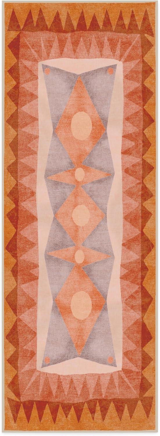 imageRUGGABLE x Justina Blakeney Machine Washable Area Rug Josephine Midnight 4x6 StainResistant NonSlip Medium Rugs for Living Room Bedroom Hallway Entryway ampamp Officewith Standard PadHilma Sunset Cushioned Pad