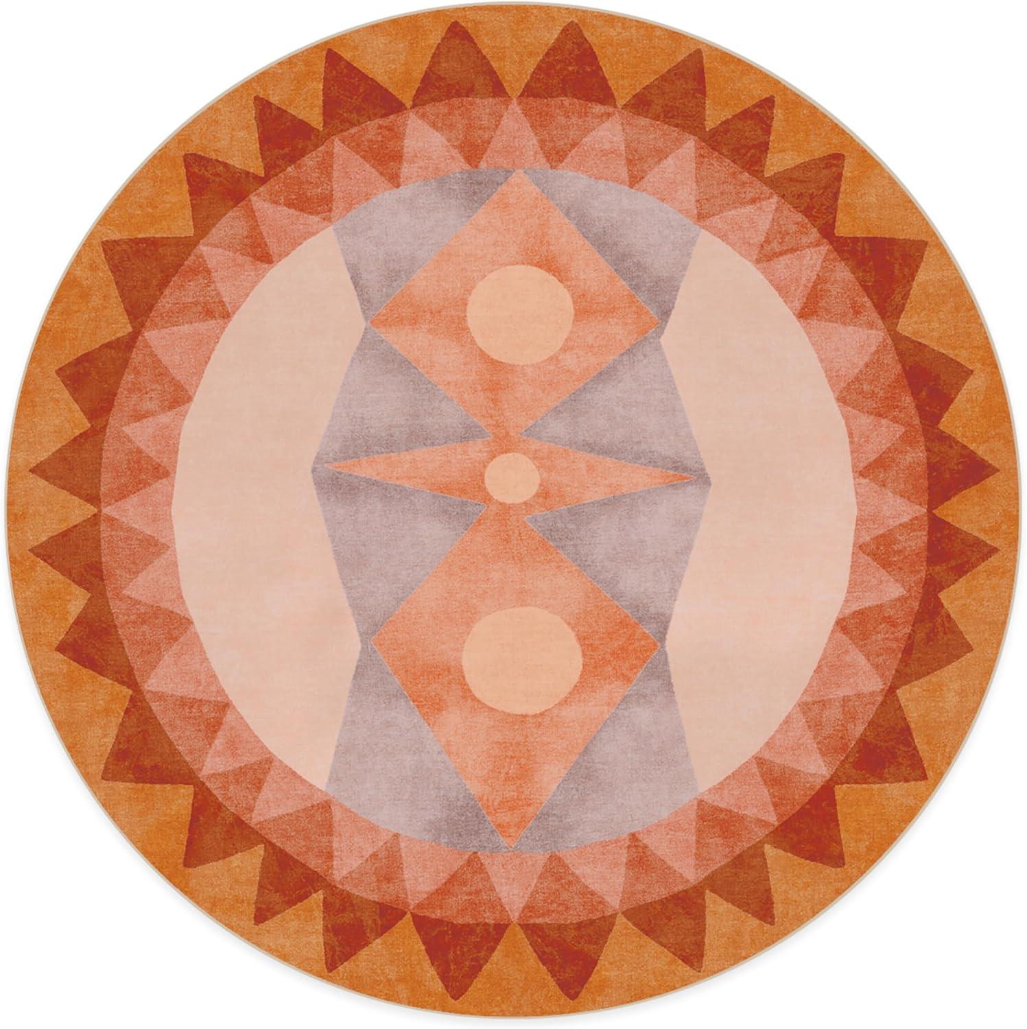 imageRUGGABLE x Justina Blakeney Machine Washable Area Rug Josephine Midnight 4x6 StainResistant NonSlip Medium Rugs for Living Room Bedroom Hallway Entryway ampamp Officewith Standard PadHilma Sunset Standard Pad