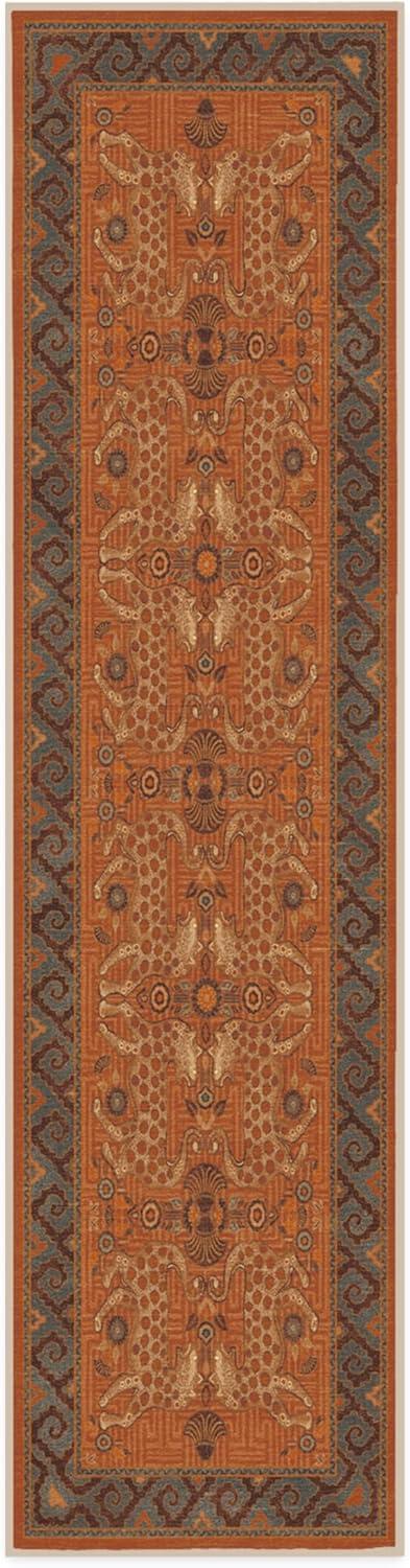 imageRUGGABLE x Justina Blakeney Machine Washable Area Rug Josephine Midnight 4x6 StainResistant NonSlip Medium Rugs for Living Room Bedroom Hallway Entryway ampamp Officewith Standard PadEartha Terracotta Standard Pad