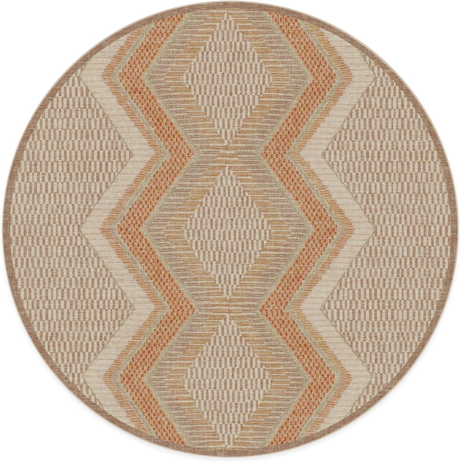 imageRUGGABLE x Justina Blakeney Machine Washable Area Rug Josephine Midnight 4x6 StainResistant NonSlip Medium Rugs for Living Room Bedroom Hallway Entryway ampamp Officewith Standard PadNatural Terra Standard Pad