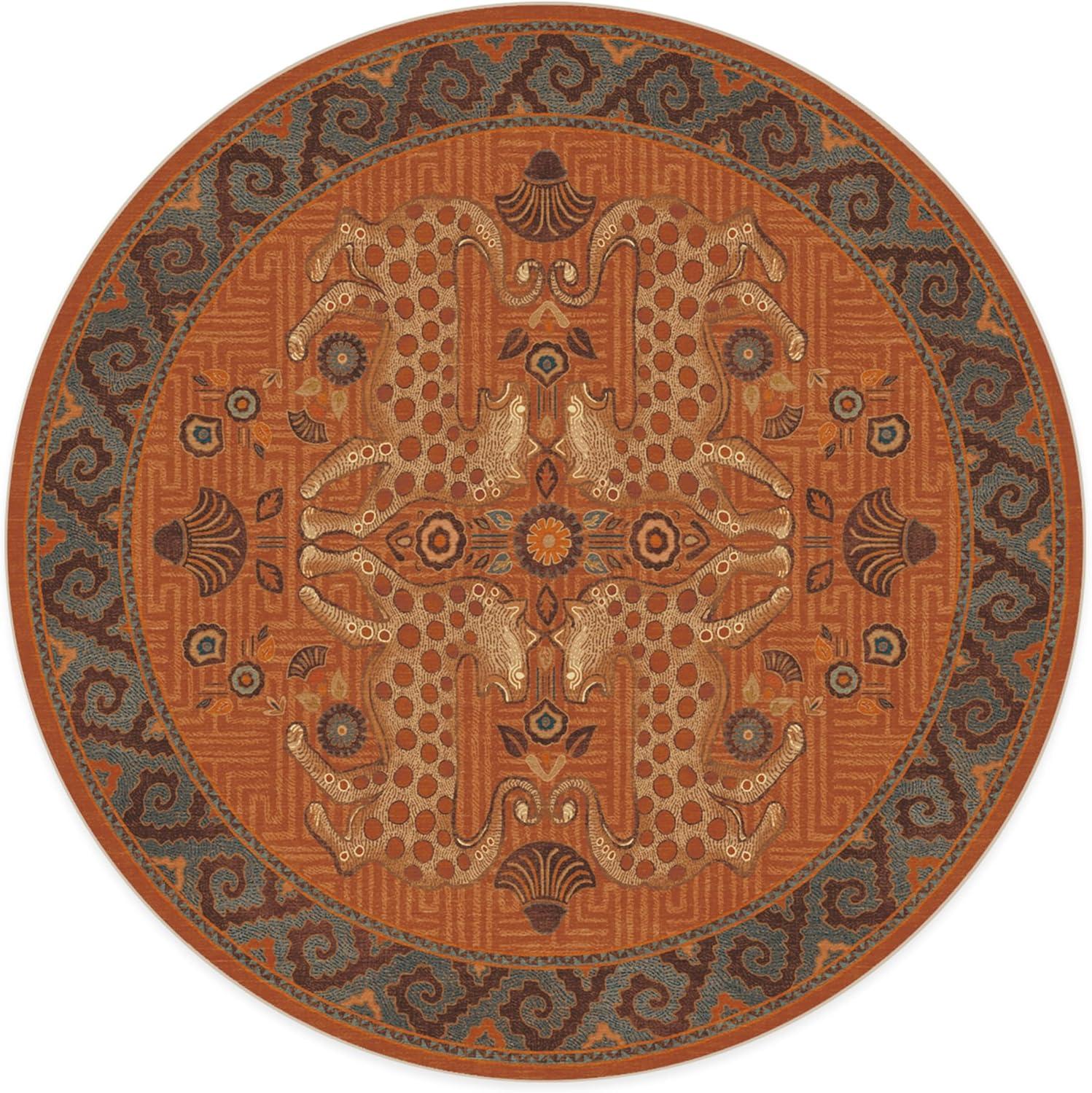 imageRUGGABLE x Justina Blakeney Machine Washable Area Rug Josephine Midnight 4x6 StainResistant NonSlip Medium Rugs for Living Room Bedroom Hallway Entryway ampamp Officewith Standard PadEartha Terracotta Cushioned Pad