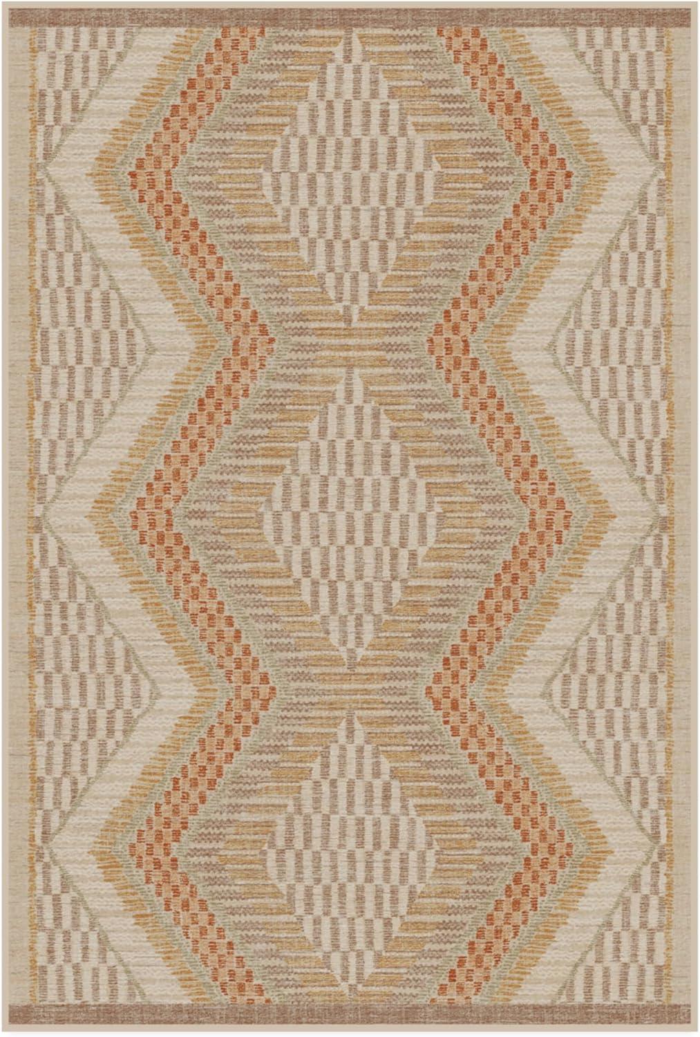 imageRUGGABLE x Justina Blakeney Machine Washable Area Rug Josephine Midnight 4x6 StainResistant NonSlip Medium Rugs for Living Room Bedroom Hallway Entryway ampamp Officewith Standard PadNatural Terra Cushioned Pad