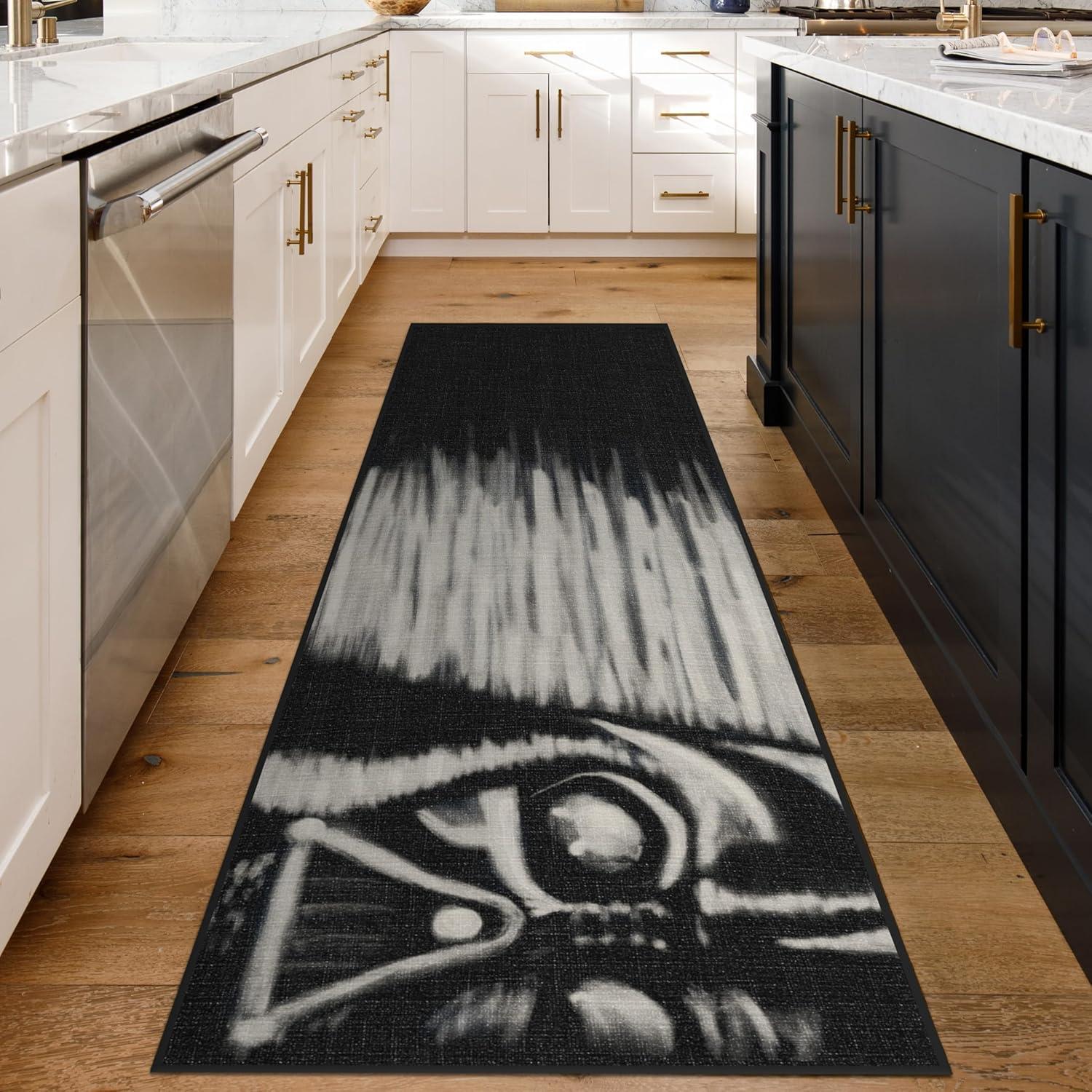 imageRUGGABLE x Star Wars Washable Area Rug Grogu Trellis Ash Grey 3x5 StainResistant NonSlip Small Machine Washable Rugs for Living Room Bedroom Hallway Entryway ampamp Officewith Standard PadDarth Vader Black Cushioned Pad