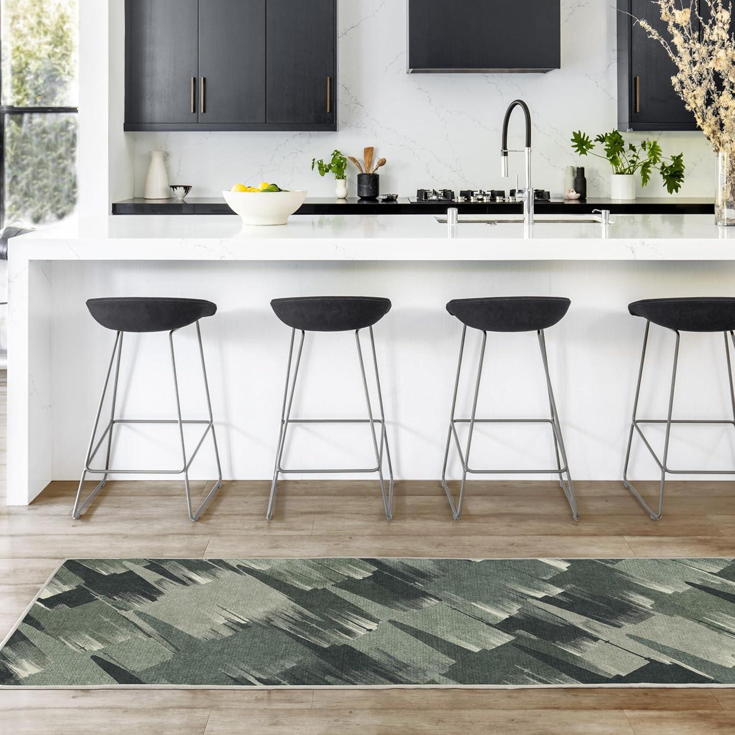 imageRUGGABLE x Star Wars Washable Area Rug Grogu Trellis Ash Grey 3x5 StainResistant NonSlip Small Machine Washable Rugs for Living Room Bedroom Hallway Entryway ampamp Officewith Standard PadC Rogue Squadron Dark Sage Cushioned Pad