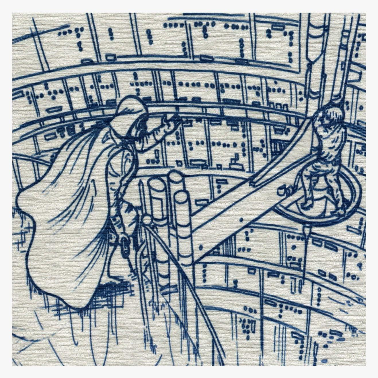 imageRUGGABLE x Star Wars Washable Area Rug Grogu Trellis Ash Grey 3x5 StainResistant NonSlip Small Machine Washable Rugs for Living Room Bedroom Hallway Entryway ampamp Officewith Standard PadEmpire Strikes Back Toile Blue Standard Pad