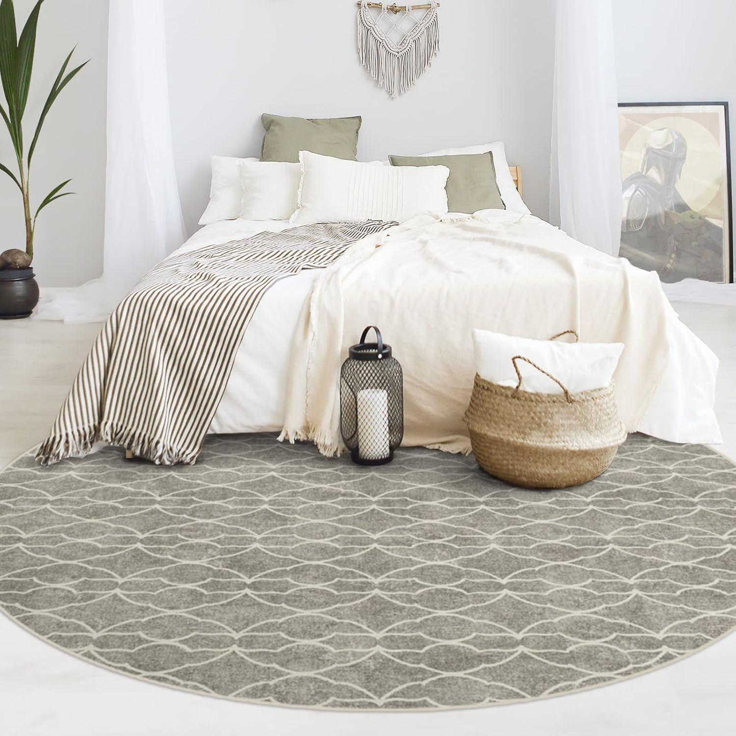 imageRUGGABLE x Star Wars Washable Area Rug Grogu Trellis Ash Grey 3x5 StainResistant NonSlip Small Machine Washable Rugs for Living Room Bedroom Hallway Entryway ampamp Officewith Standard PadGrogu Trellis Ash Grey Cushioned Pad