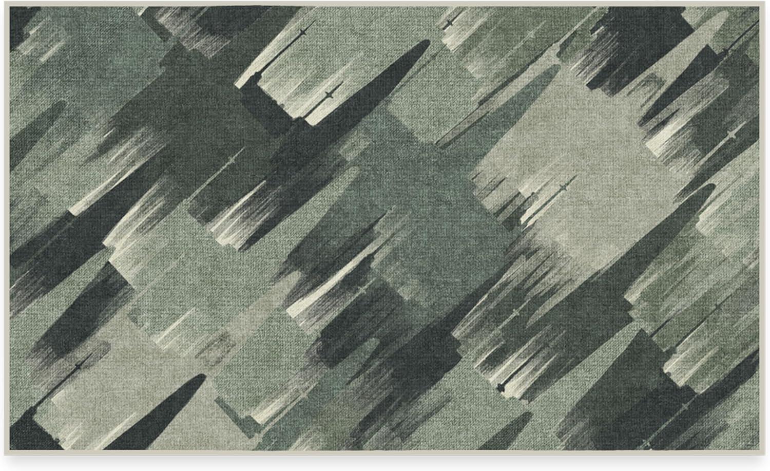 imageRUGGABLE x Star Wars Washable Area Rug Grogu Trellis Ash Grey 3x5 StainResistant NonSlip Small Machine Washable Rugs for Living Room Bedroom Hallway Entryway ampamp Officewith Standard PadC Rogue Squadron Dark Sage Cushioned Pad