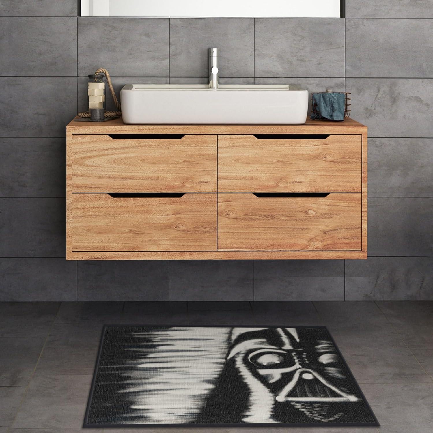 imageRUGGABLE x Star Wars Washable Area Rug Grogu Trellis Ash Grey 3x5 StainResistant NonSlip Small Machine Washable Rugs for Living Room Bedroom Hallway Entryway ampamp Officewith Standard PadDarth Vader Black Cushioned Pad