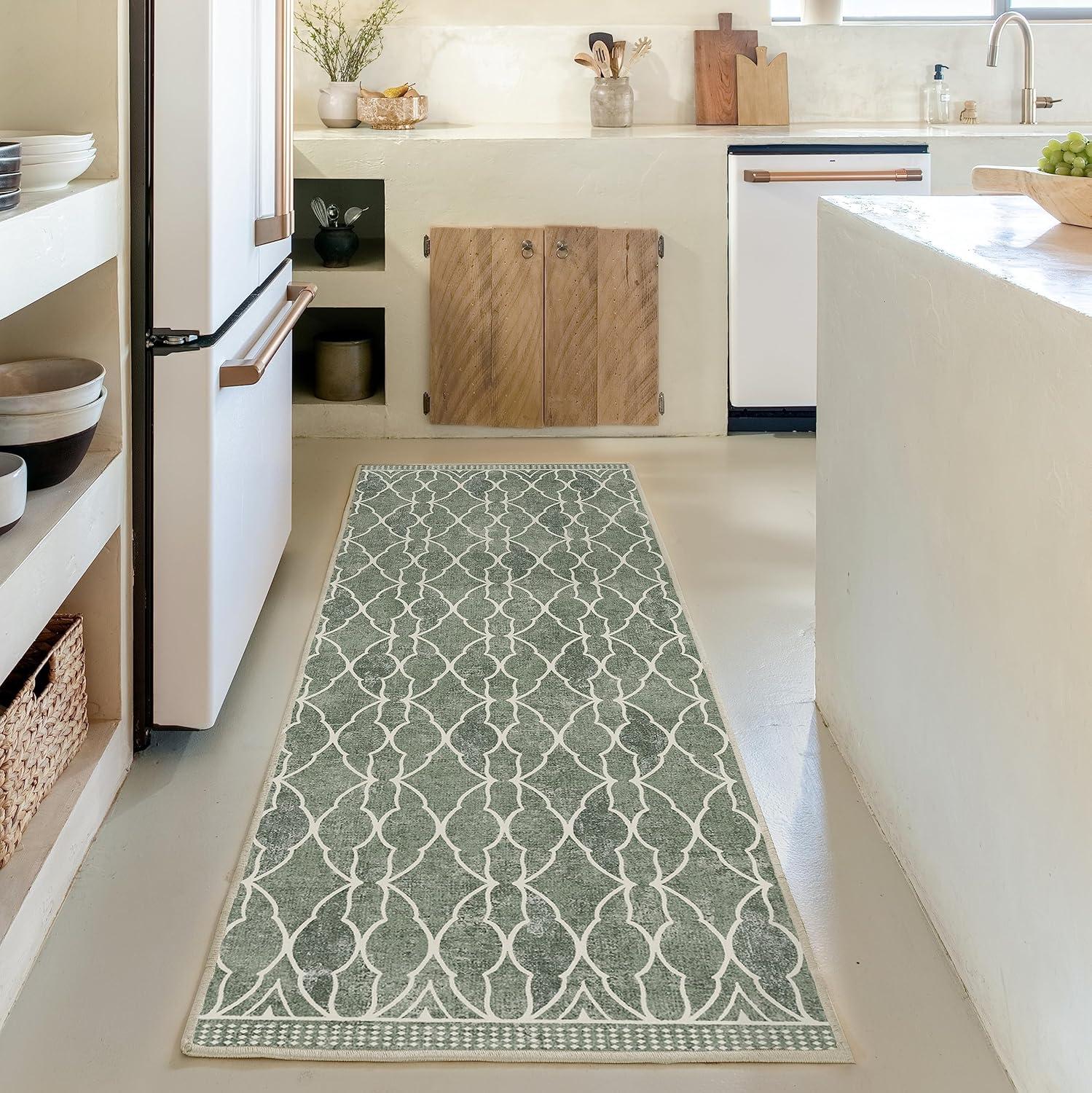 imageRUGGABLE x Star Wars Washable Area Rug Grogu Trellis Ash Grey 3x5 StainResistant NonSlip Small Machine Washable Rugs for Living Room Bedroom Hallway Entryway ampamp Officewith Standard PadGrogu Trellis Sage Green Standard Pad