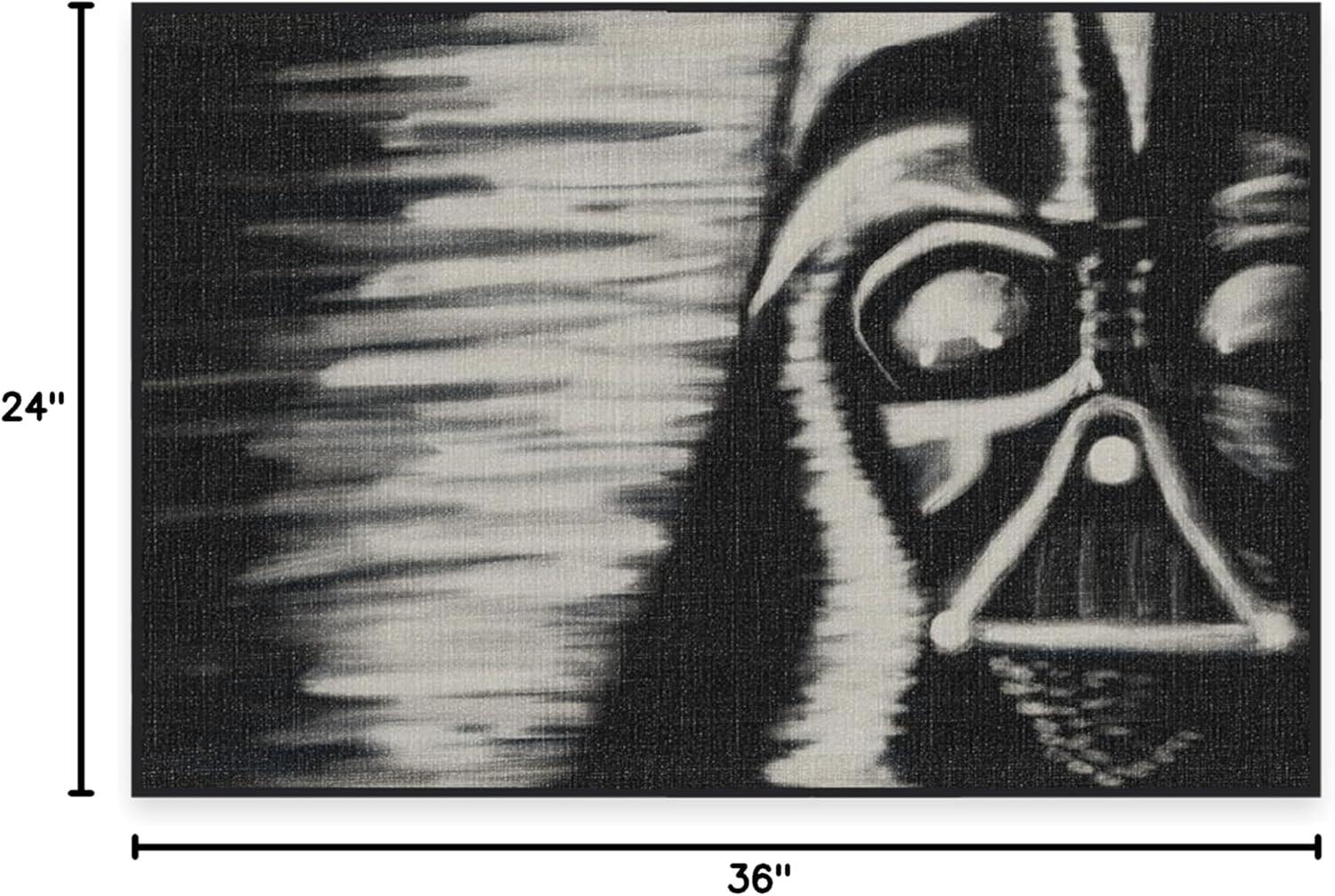 imageRUGGABLE x Star Wars Washable Area Rug Grogu Trellis Ash Grey 3x5 StainResistant NonSlip Small Machine Washable Rugs for Living Room Bedroom Hallway Entryway ampamp Officewith Standard PadDarth Vader Black Standard Pad