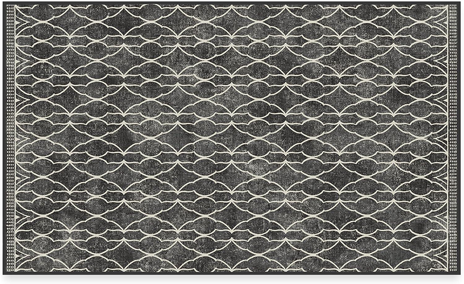 imageRUGGABLE x Star Wars Washable Area Rug Grogu Trellis Ash Grey 3x5 StainResistant NonSlip Small Machine Washable Rugs for Living Room Bedroom Hallway Entryway ampamp Officewith Standard PadGrogu Trellis Black Standard Pad