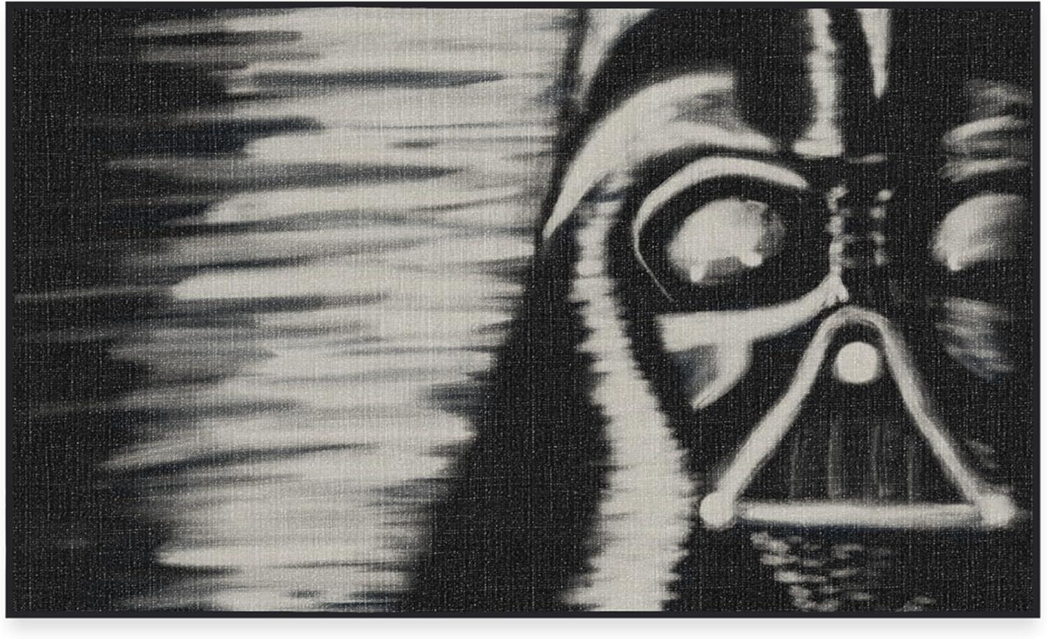 imageRUGGABLE x Star Wars Washable Area Rug Grogu Trellis Ash Grey 3x5 StainResistant NonSlip Small Machine Washable Rugs for Living Room Bedroom Hallway Entryway ampamp Officewith Standard PadDarth Vader Black Standard Pad