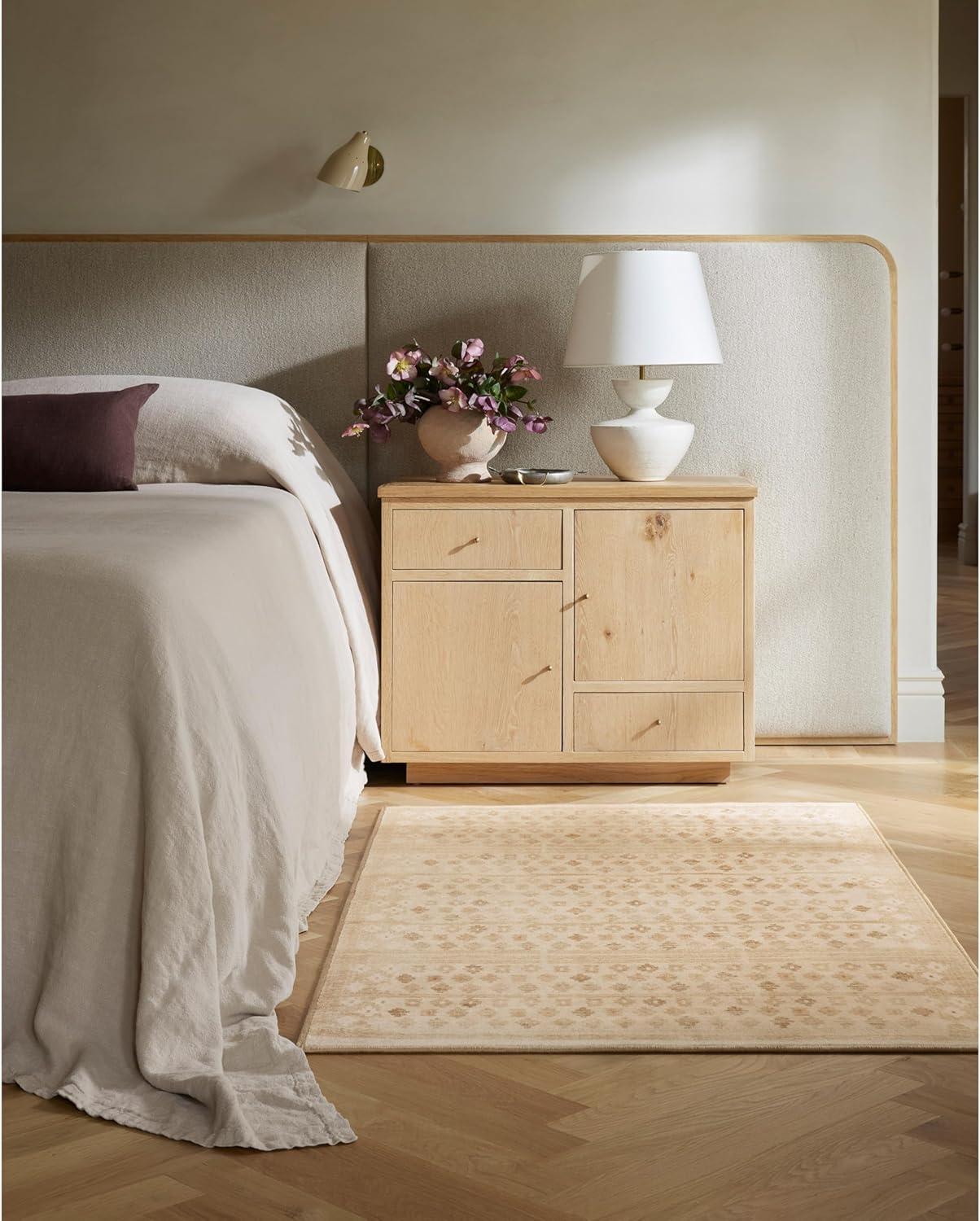 imageRUGGABLE x goop Machine Washable Area Rug Lucia Natural 10x14 StainResistant NonSlip Large Rugs for Living Room Bedroom Hallway Entryway ampamp Officewith Standard PadLucia Natural Standard Pad