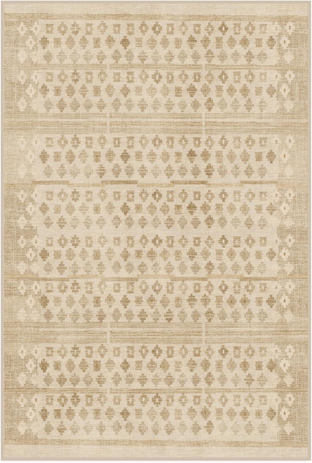 imageRUGGABLE x goop Machine Washable Area Rug Lucia Natural 10x14 StainResistant NonSlip Large Rugs for Living Room Bedroom Hallway Entryway ampamp Officewith Standard PadLucia Natural Standard Pad