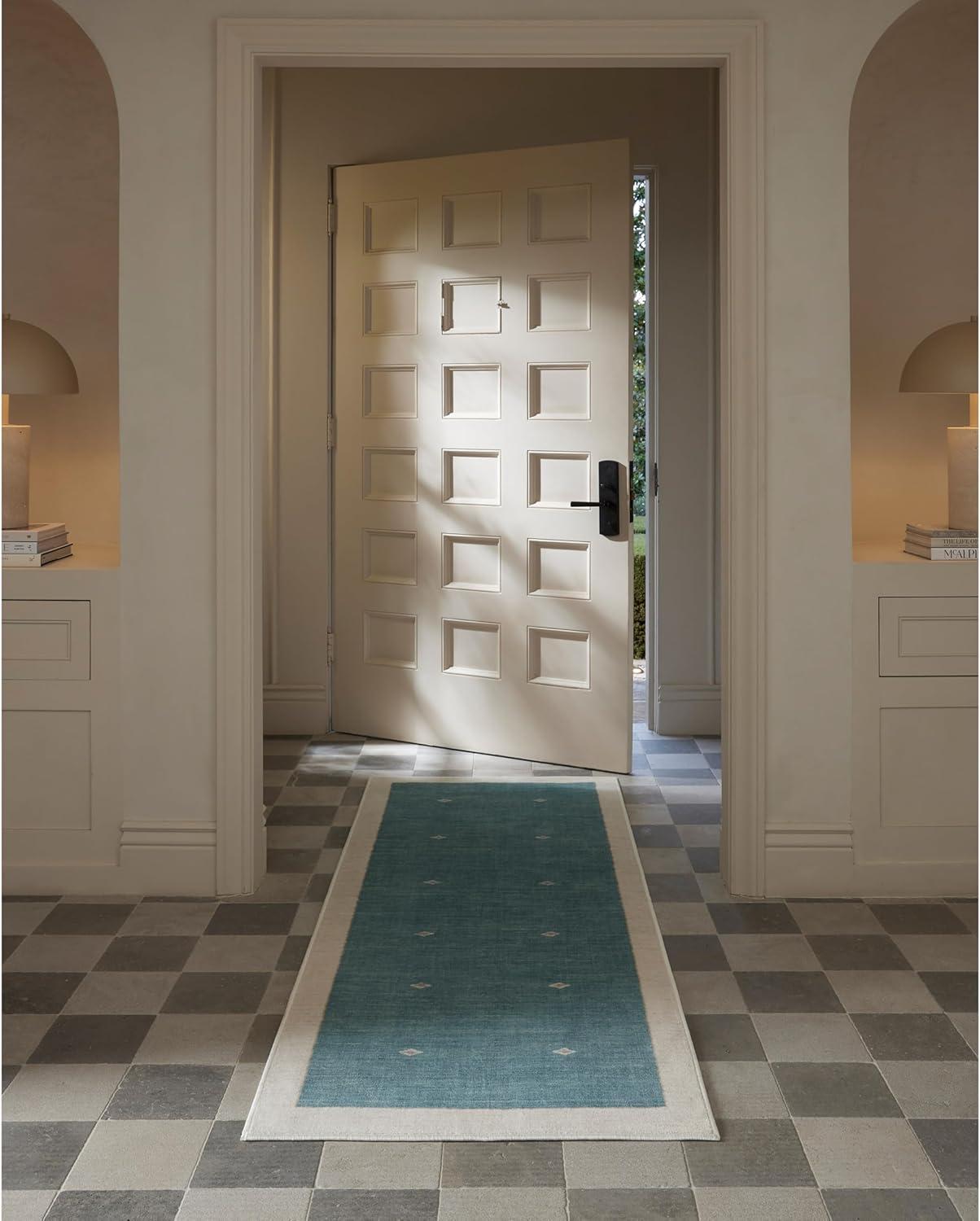 imageRUGGABLE x goop Machine Washable Area Rug Lucia Natural 10x14 StainResistant NonSlip Large Rugs for Living Room Bedroom Hallway Entryway ampamp Officewith Standard PadLuna Soft Teal Standard Pad