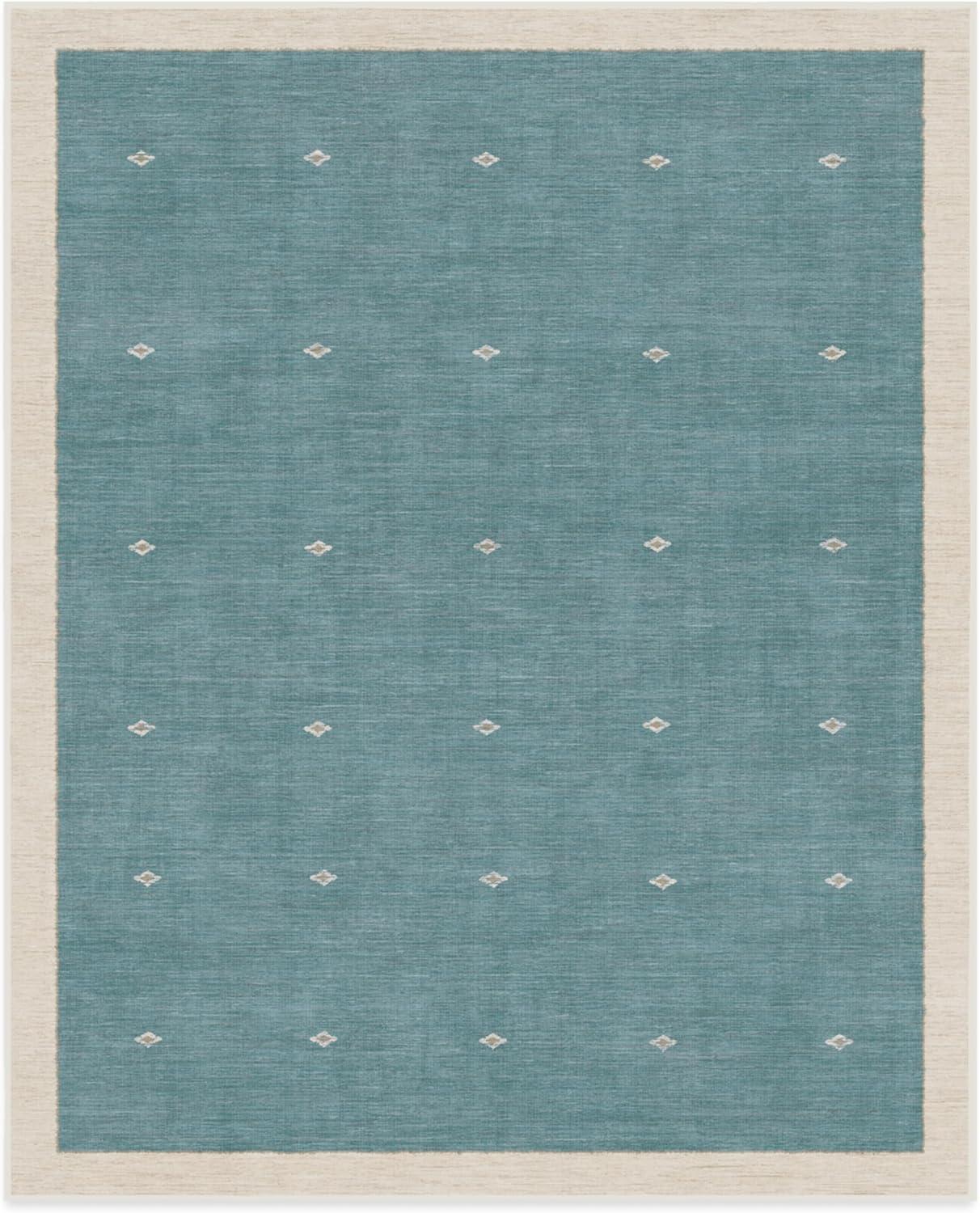 imageRUGGABLE x goop Machine Washable Area Rug Lucia Natural 10x14 StainResistant NonSlip Large Rugs for Living Room Bedroom Hallway Entryway ampamp Officewith Standard PadLuna Soft Teal Cushioned Pad