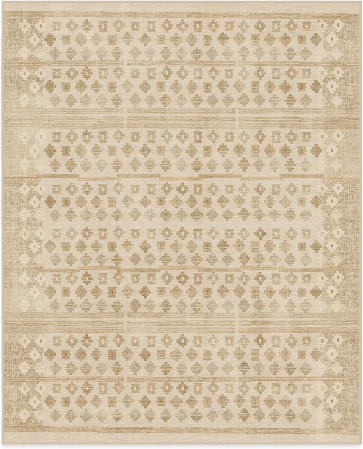 imageRUGGABLE x goop Machine Washable Area Rug Lucia Natural 10x14 StainResistant NonSlip Large Rugs for Living Room Bedroom Hallway Entryway ampamp Officewith Standard PadLucia Natural Standard Pad