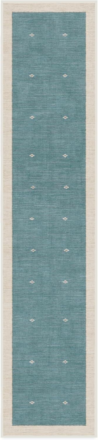 imageRUGGABLE x goop Machine Washable Area Rug Lucia Natural 10x14 StainResistant NonSlip Large Rugs for Living Room Bedroom Hallway Entryway ampamp Officewith Standard PadLuna Soft Teal Standard Pad