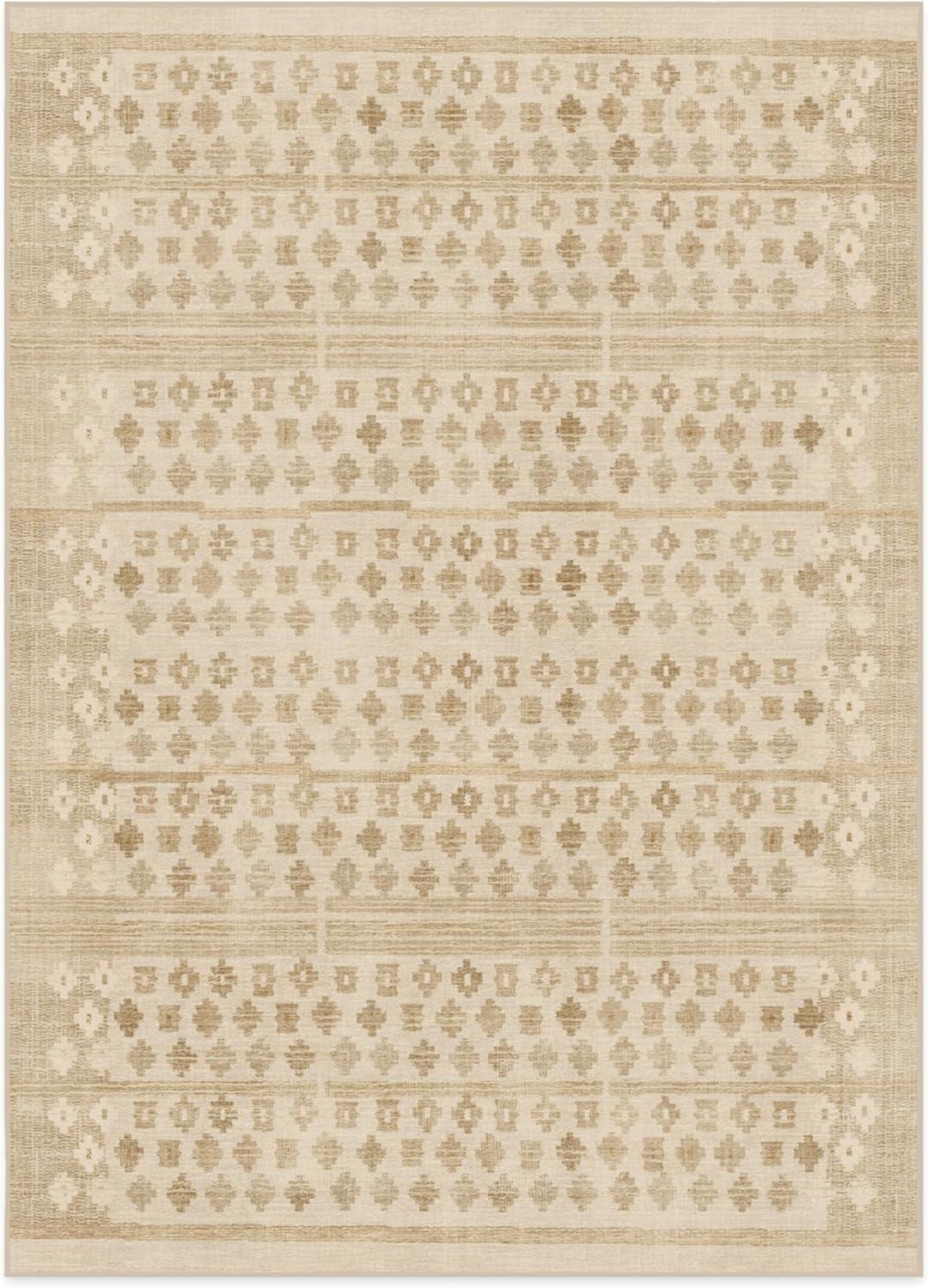 imageRUGGABLE x goop Machine Washable Area Rug Lucia Natural 10x14 StainResistant NonSlip Large Rugs for Living Room Bedroom Hallway Entryway ampamp Officewith Standard PadLucia Natural Cushioned Pad