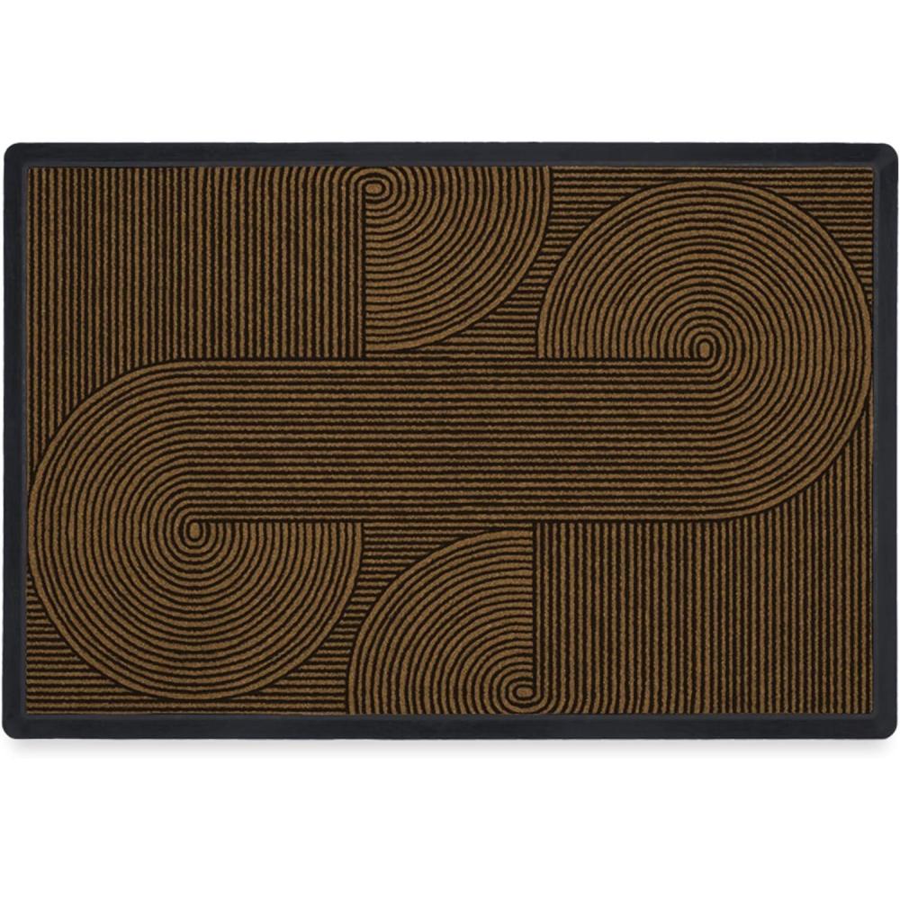 imageRUGGABLE Washable Front Doormat  Welcome 2x3 IndoorOutdoor Doormat  FadeResistant Durable NonSlip  Welcome Mat for Entryway Hallway Bathroom ampamp Decor  with Standard PadHarmony